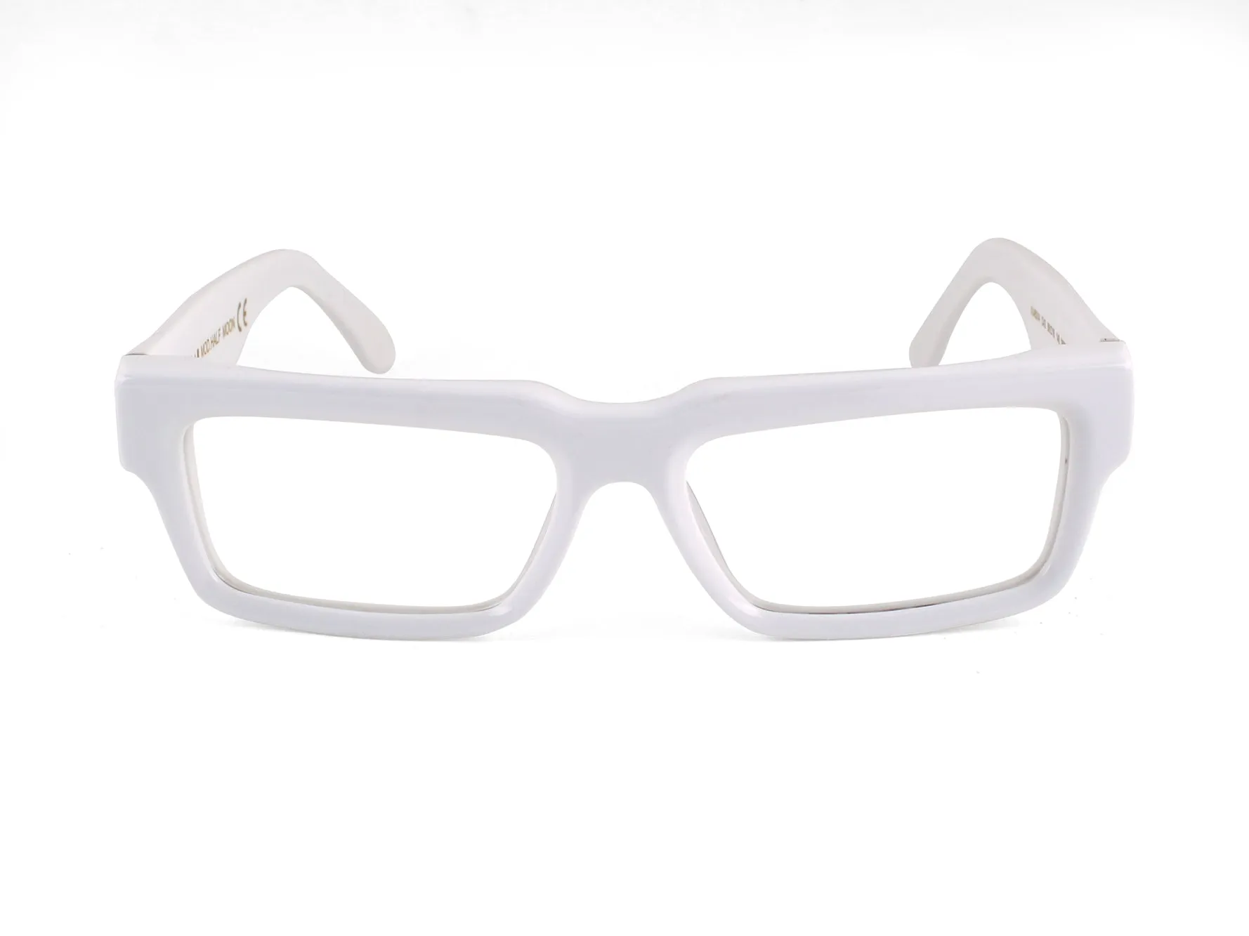 XLAB Unisex Half Moon Montature da vista Acetato Nero Squadrata Antiriflesso Antiriflesso - immagine 2