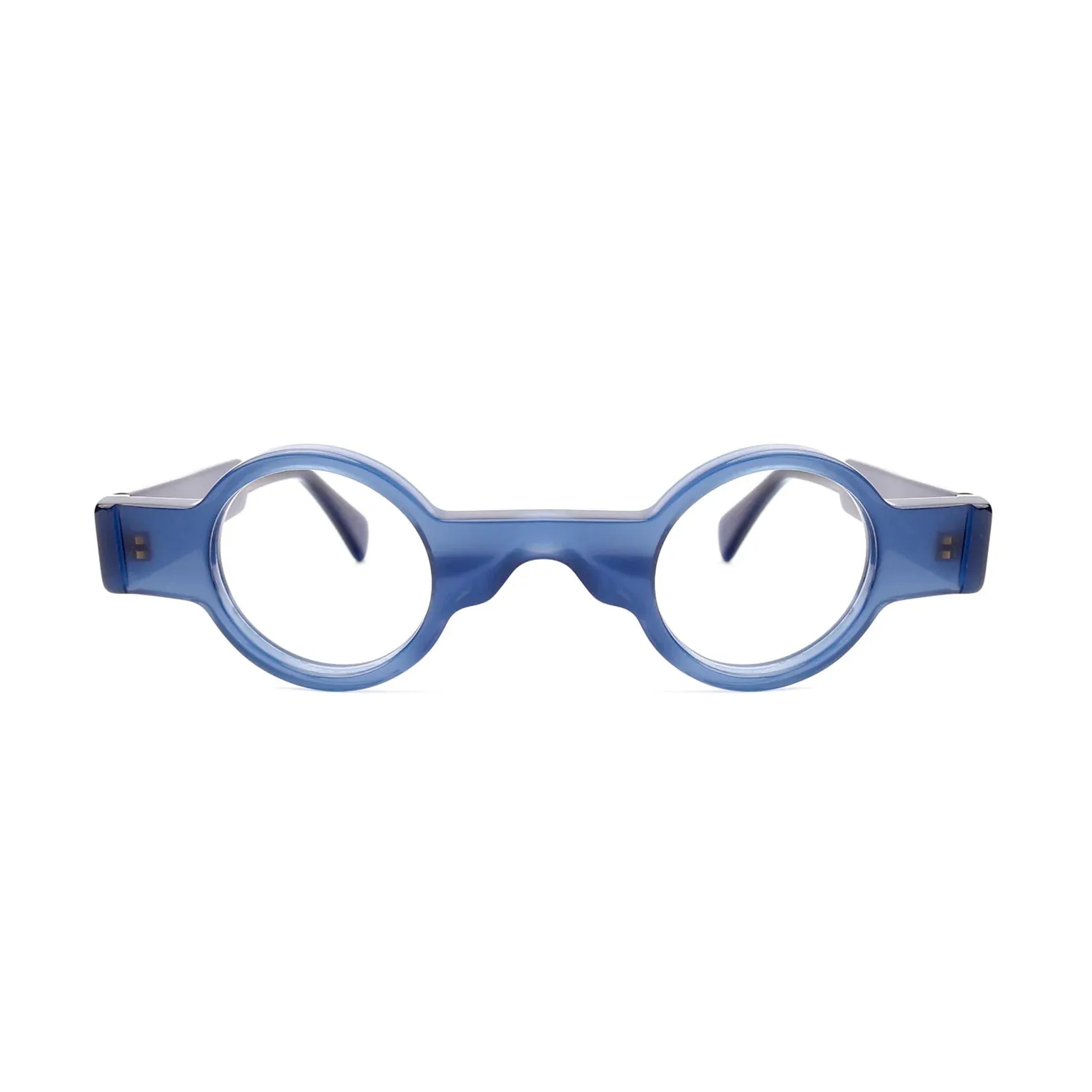 XLAB Goa Montature da vista Acetato Nero Rotonda Antiriflesso Antiriflesso - immagine 2