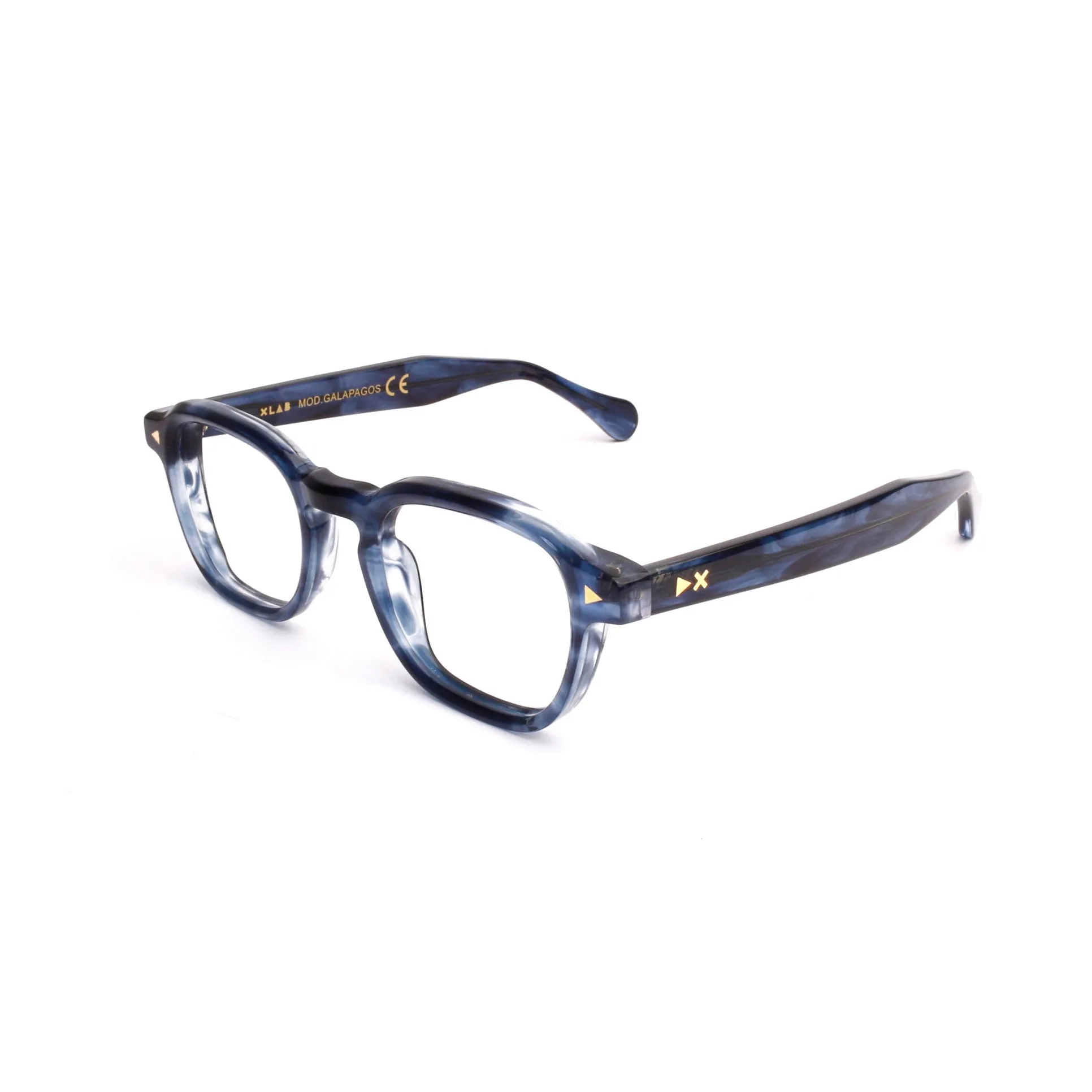 XLAB Galapagos Montature da vista Acetato Bordeaux scuro Pantos Antiriflesso Antiriflesso - immagine 1