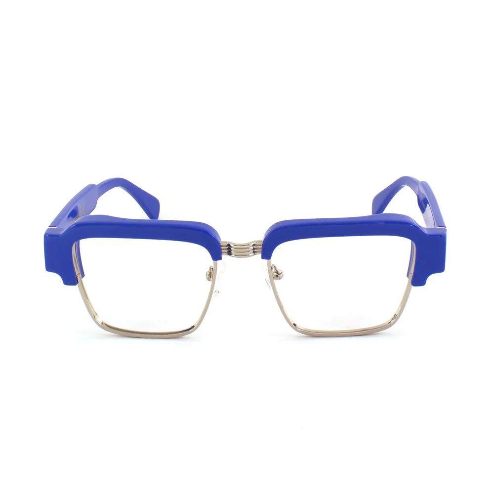XLAB Unisex Fraser Montature da vista Acetato Rosso Squadrata Antiriflesso Antiriflesso - immagine 2