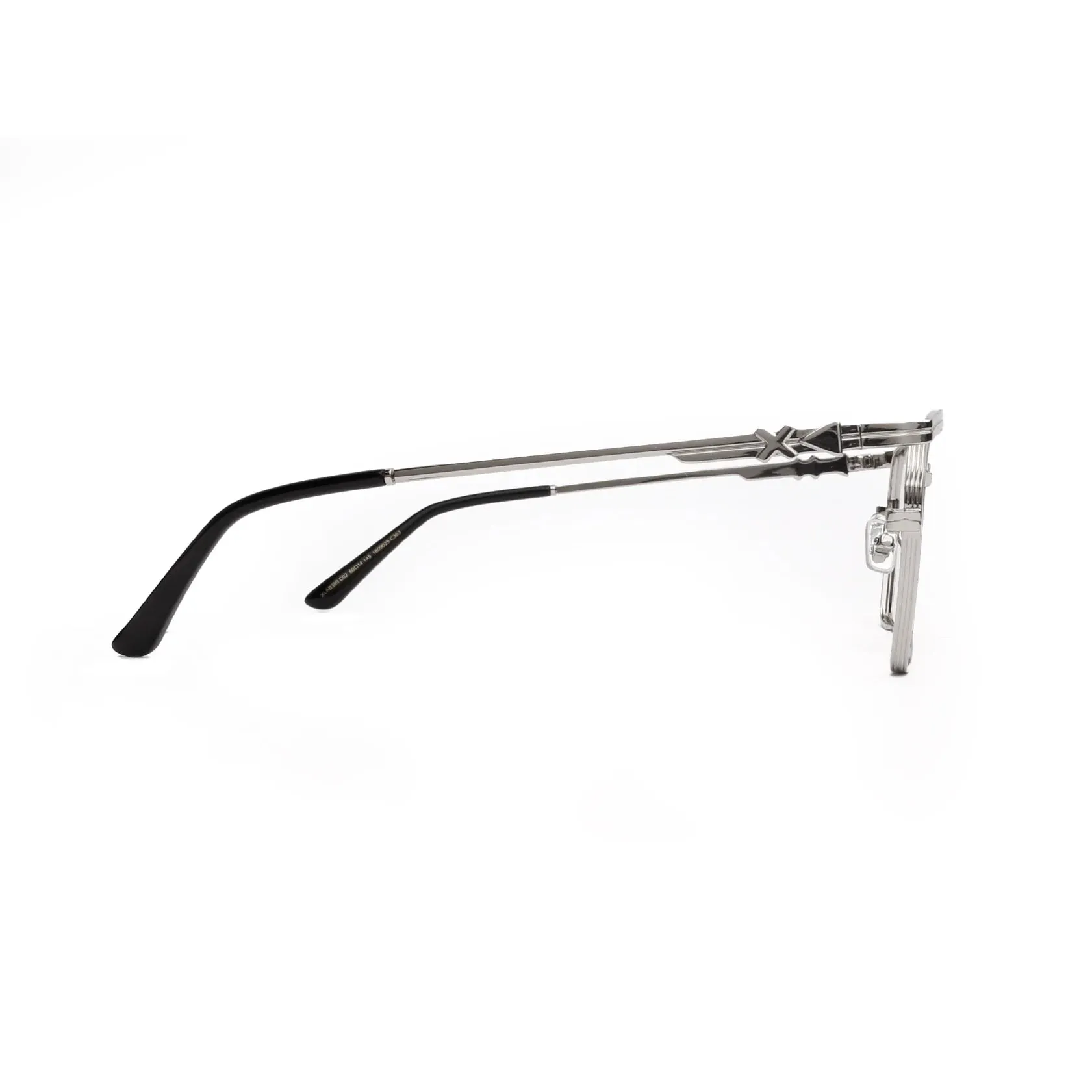 XLAB Cuba Montature da vista Metallo Argento Squadrata Anti-luce blu Anti luce blu - per PC - immagine 3