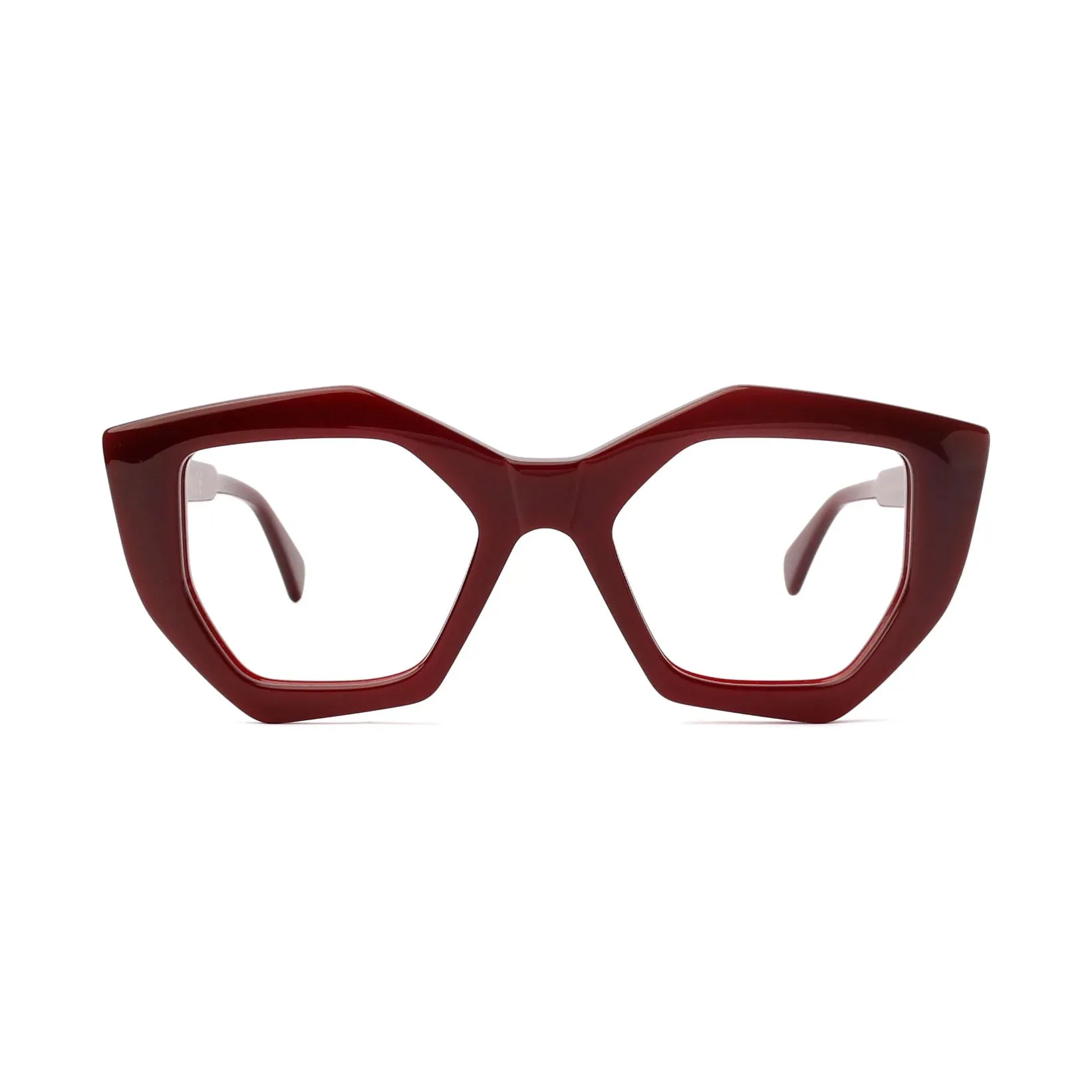 XLAB Cipro Montature da vista Acetato Nero Geometrica Antiriflesso Antiriflesso - immagine 2