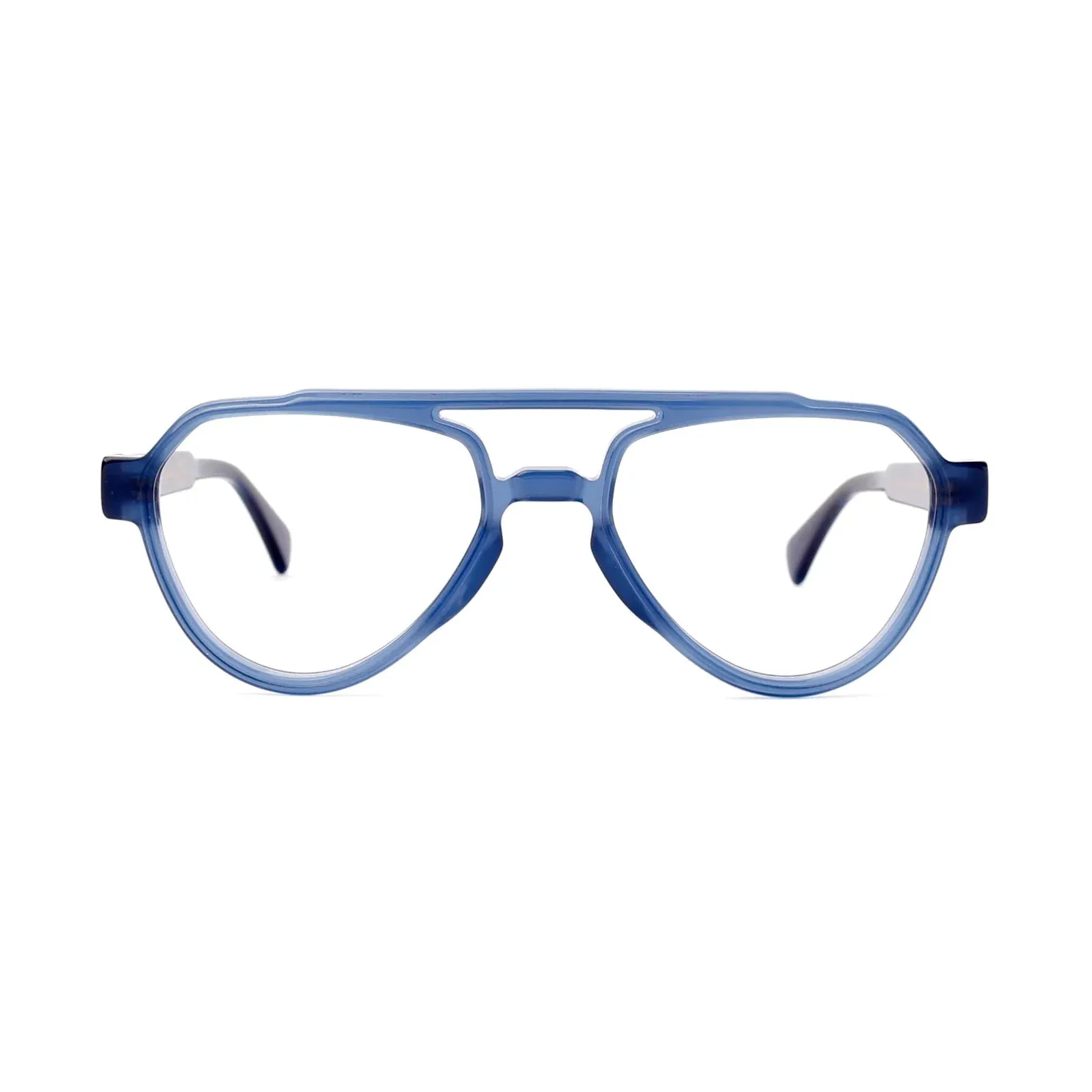 XLAB Canarie Montature da vista Acetato Miele Pilot Anti-luce blu Anti luce blu - per PC - immagine 2