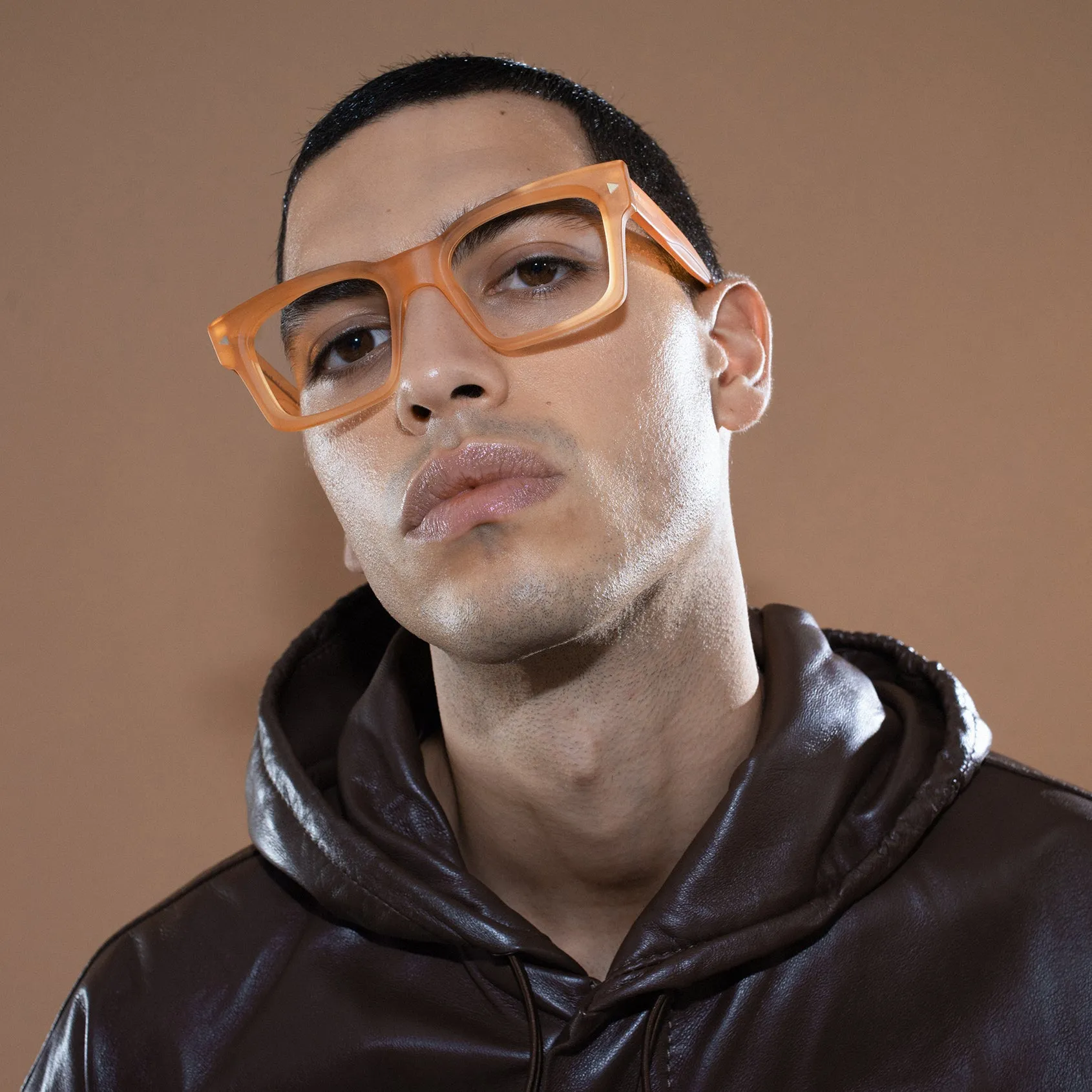 XLAB Unisex Campbell Montature da vista Acetato Blu Squadrata Antiriflesso Antiriflesso - immagine 4