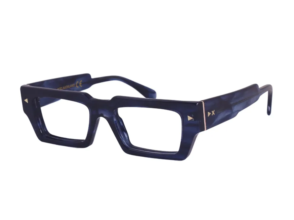 XLAB Auckland Montature da vista Acetato Nero Grigio Squadrata Fotocromatiche - immagine 1