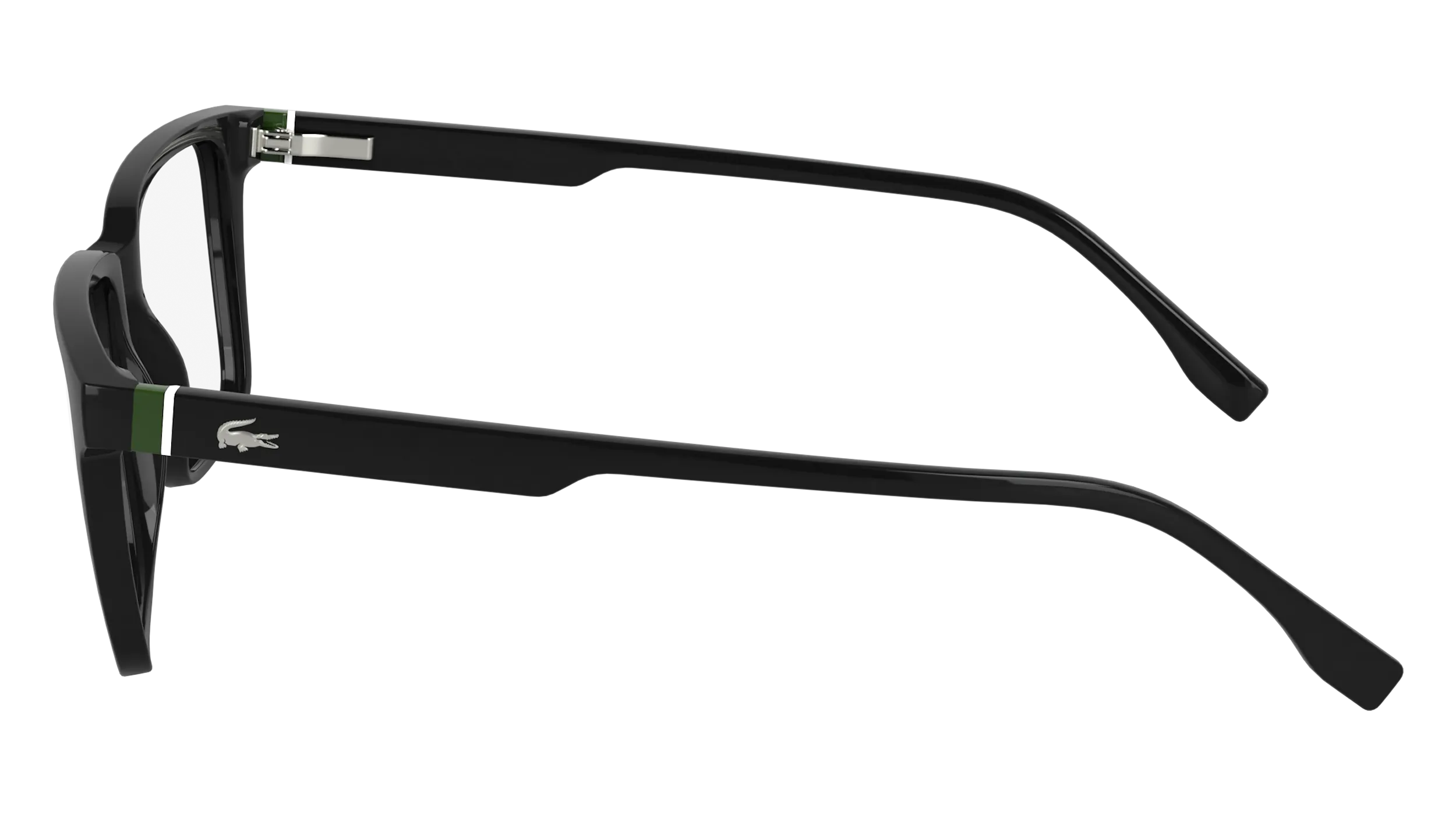 Lacoste L2963 N 001 Montature da vista Bio-iniettato Nero Squadrata Normale - immagine 3