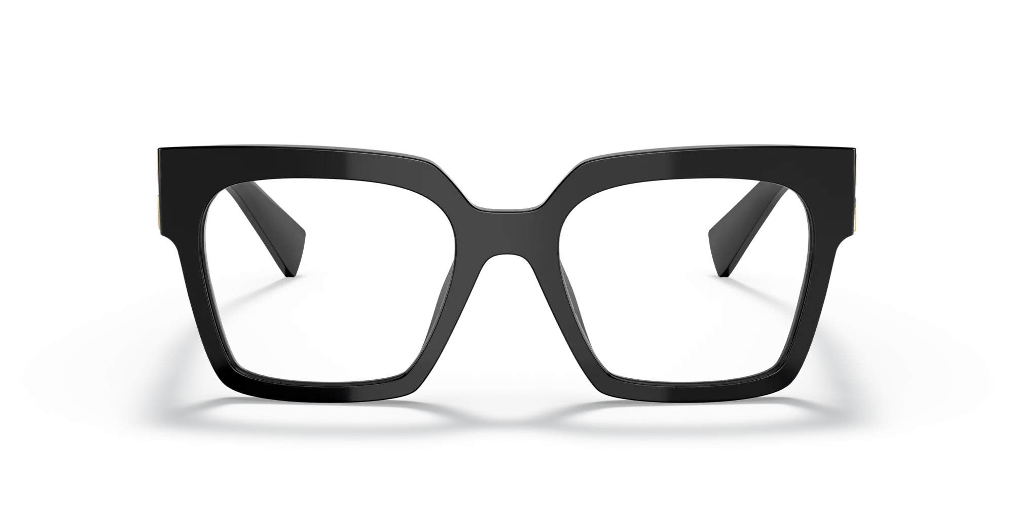 Miu Miu MU 04UV 1AB1O1 Montature da vista Acetato Nero Squadrata Normale - immagine 3