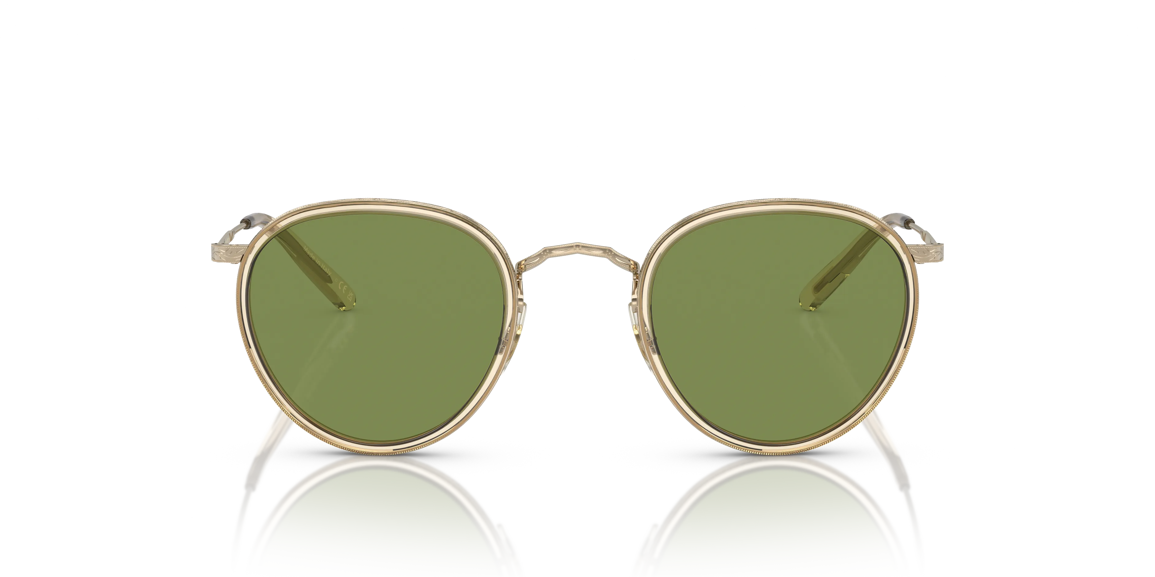 Oliver Peoples OV1104S MP-2 SUN 514552 Occhiali da sole Acetato Oro Trasparente Pantos Normale - immagine 3