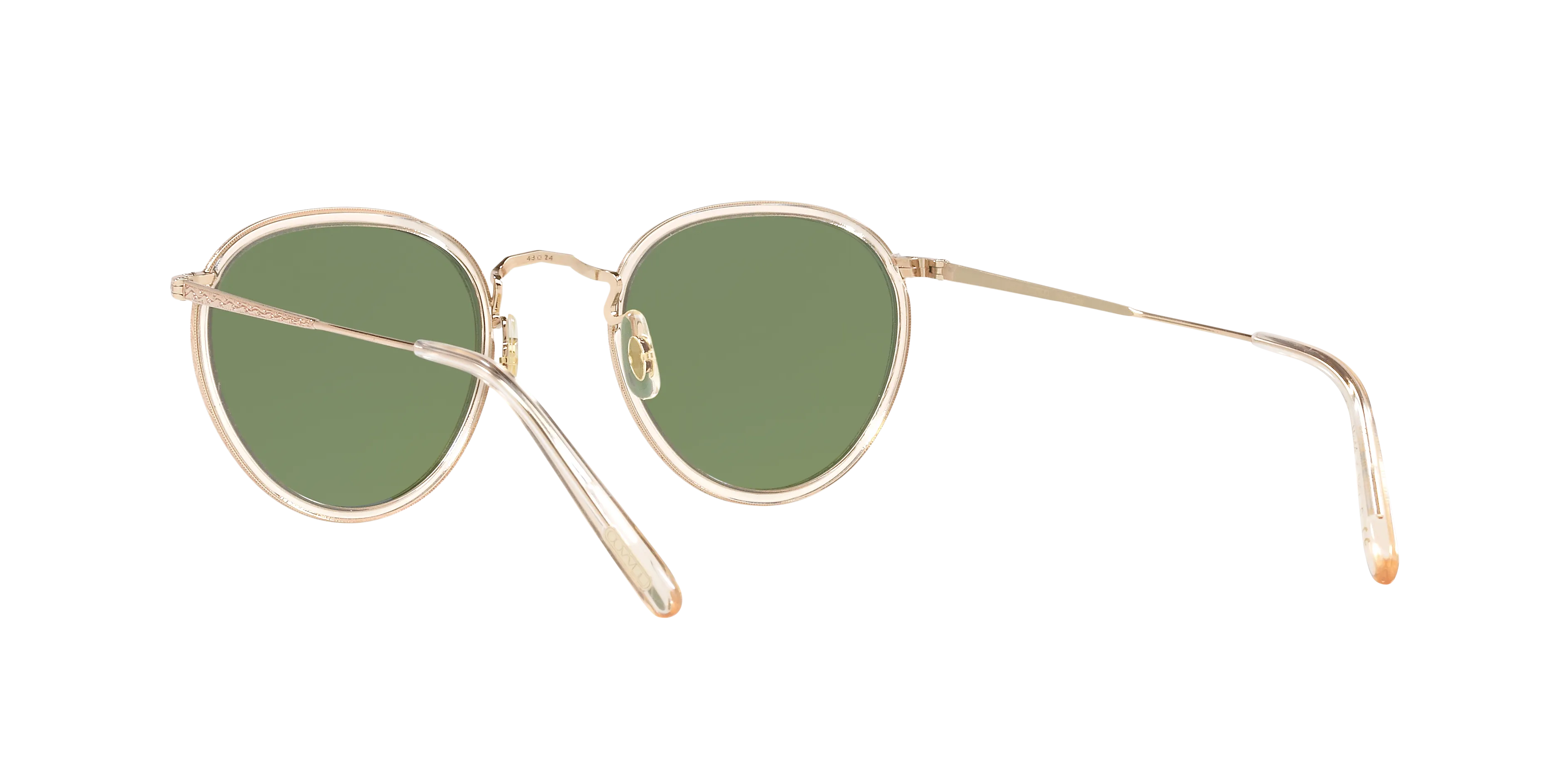 Oliver Peoples OV1104S MP-2 SUN 514552 Occhiali da sole Metallo Oro Verde Pantos Normale - immagine 4