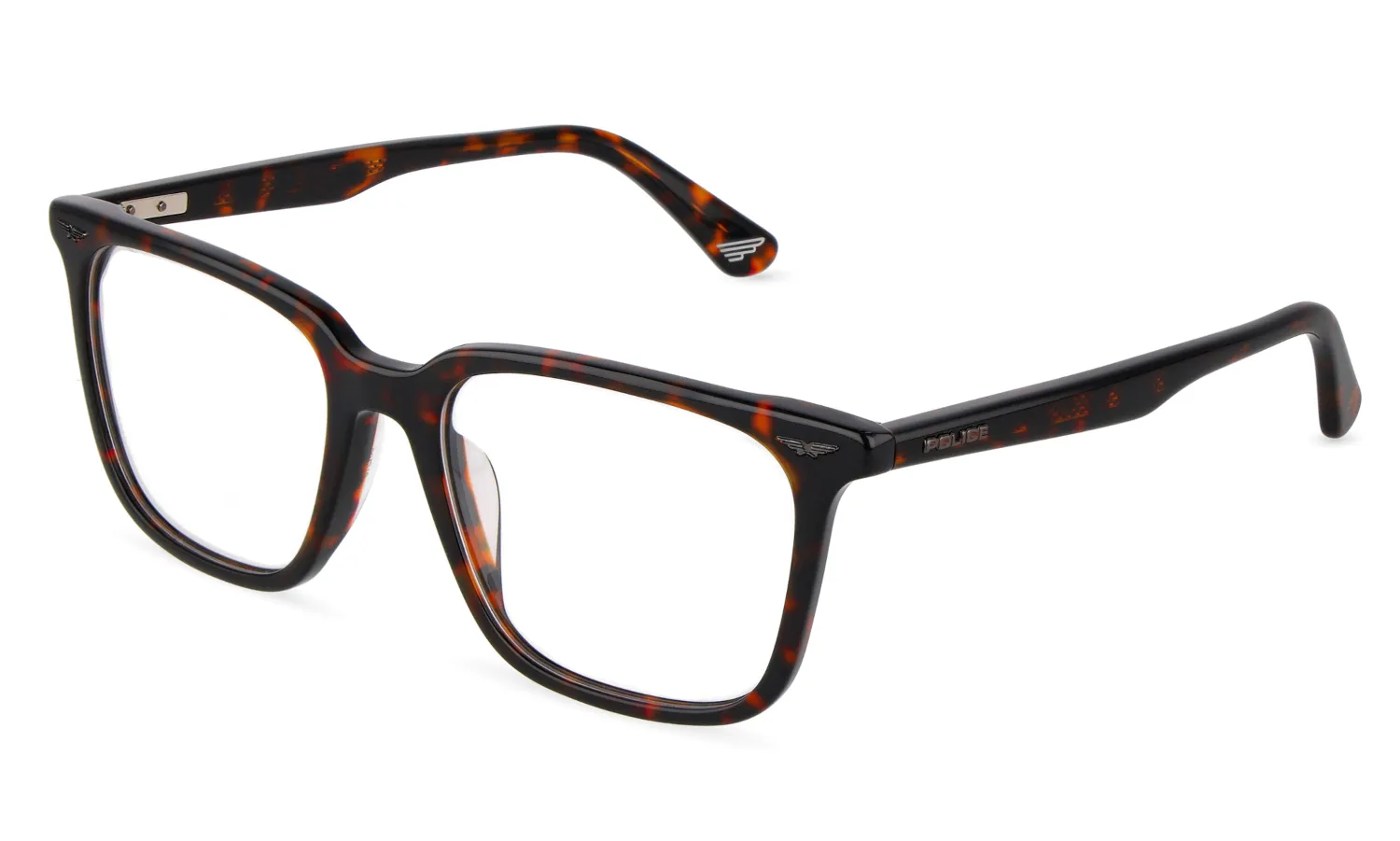 Police VPLU60 GATOR EVO 1 0U30 Montature da vista Acetato Havana Squadrata - immagine 1