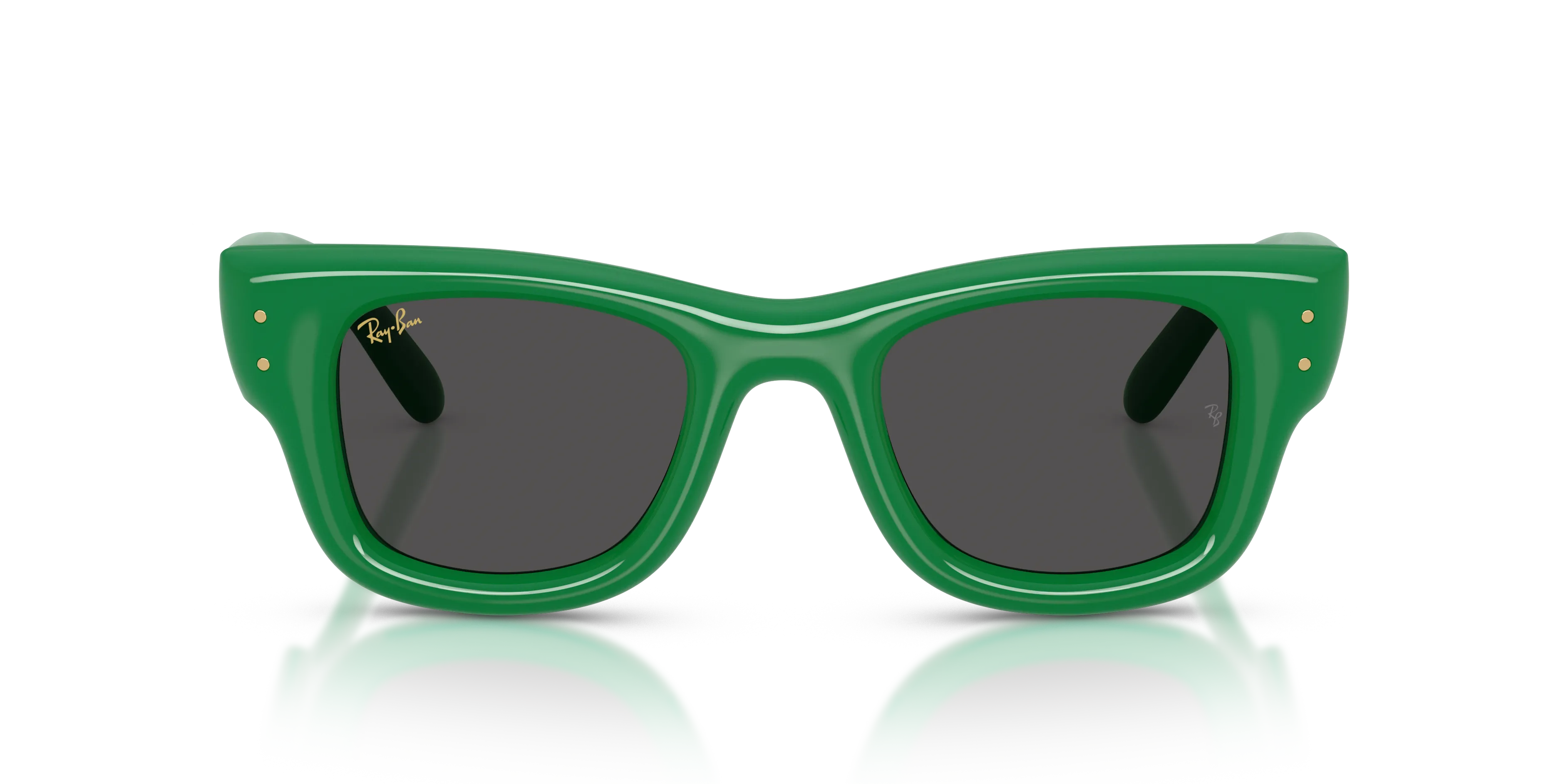 Ray - Ban RB4940 WAYFARER PUFFER 683487 Occhiali da sole Nylon Verde [""] Squadrata Normale - immagine 3
