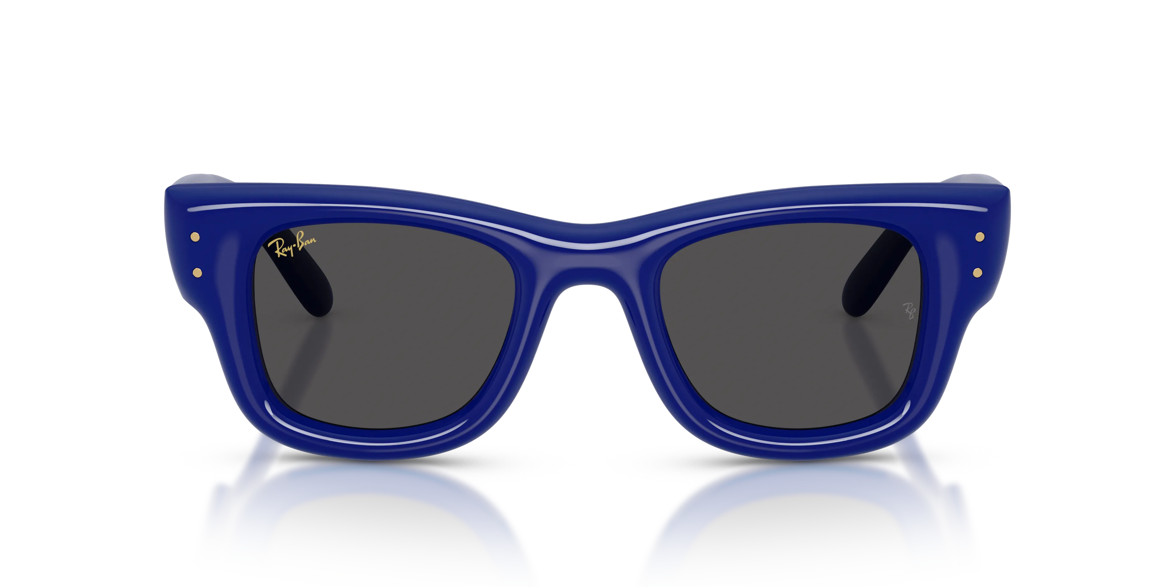 Ray - Ban RB4940 WAYFARER PUFFER 683387 Occhiali da sole Nylon Blu [""] Squadrata Normale - immagine 3