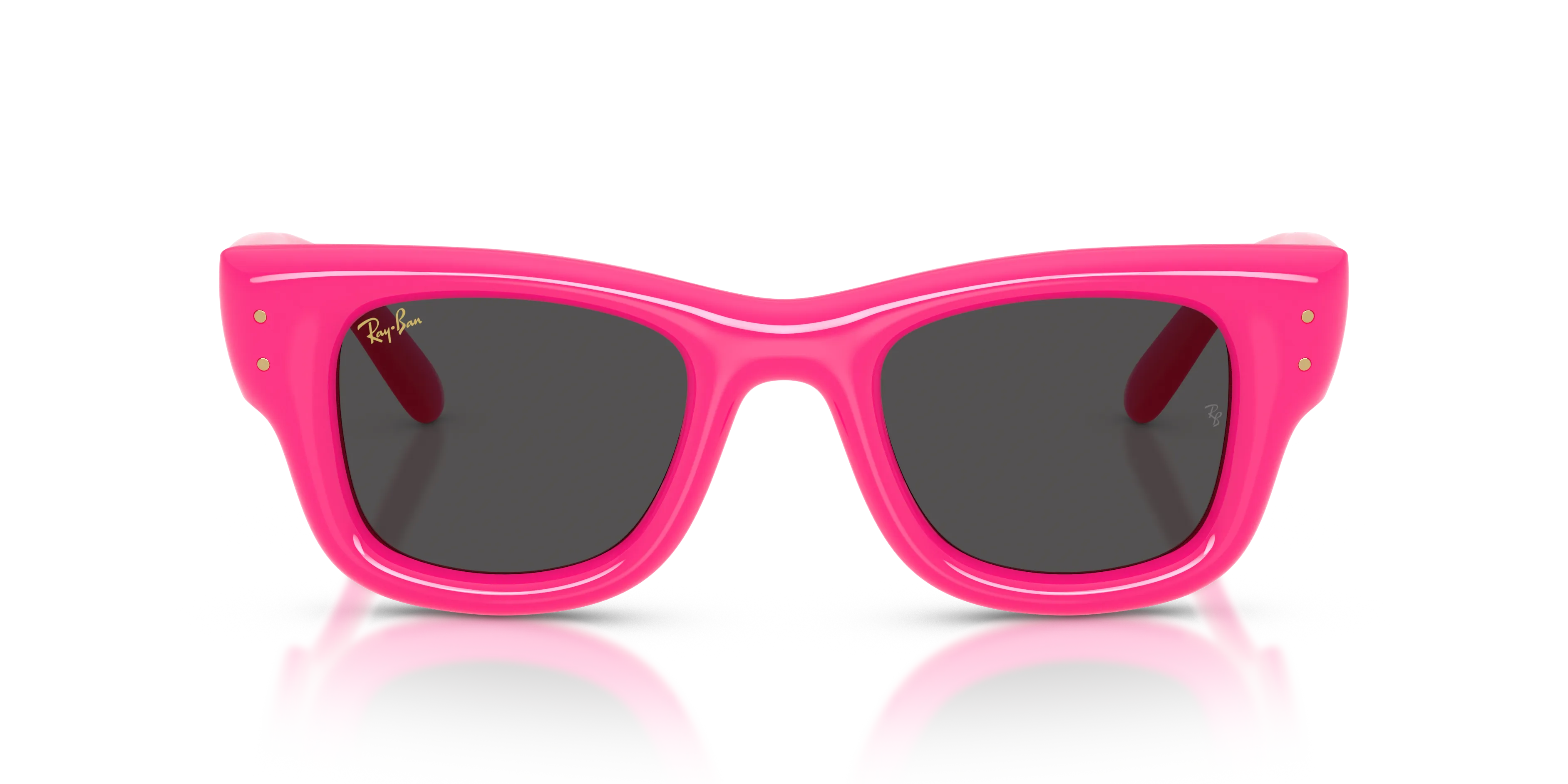 Ray - Ban RB4940 WAYFARER PUFFER 683287 Occhiali da sole Nylon Rosa [""] Squadrata Normale - immagine 3