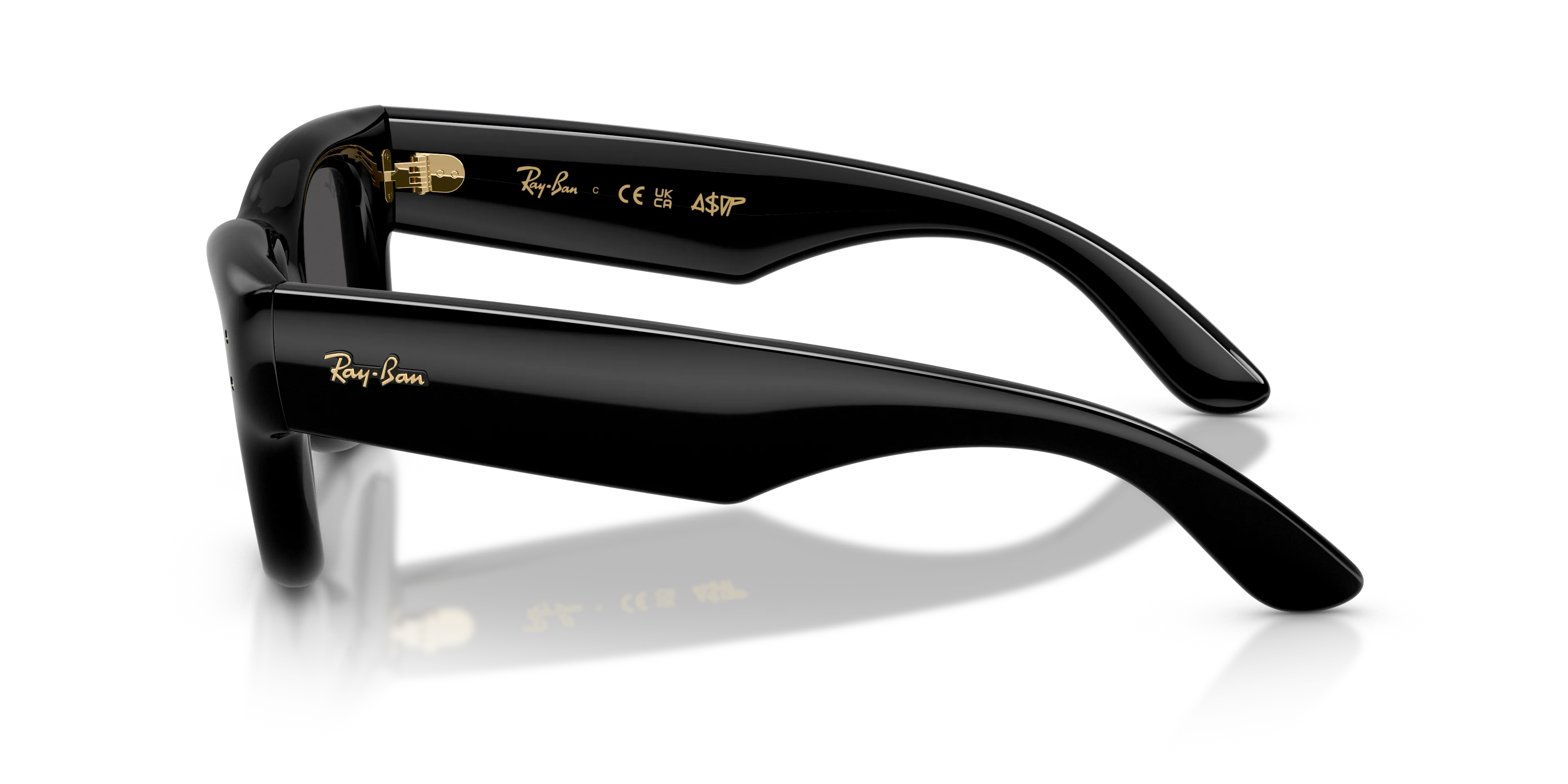 Ray - Ban RB4940 WAYFARER PUFFER 601/87 Occhiali da sole Nylon Nero [""] Squadrata Normale - immagine 4
