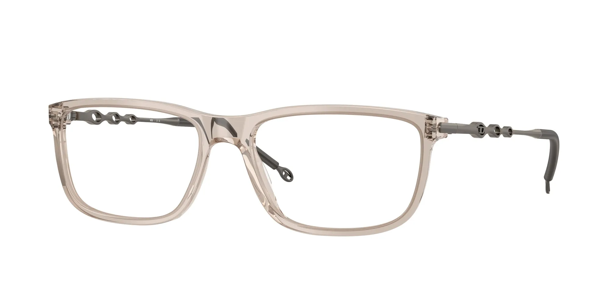 DIESEL DL4006 2007 Montature da vista Acetato Grigio Squadrata Normale - immagine 1