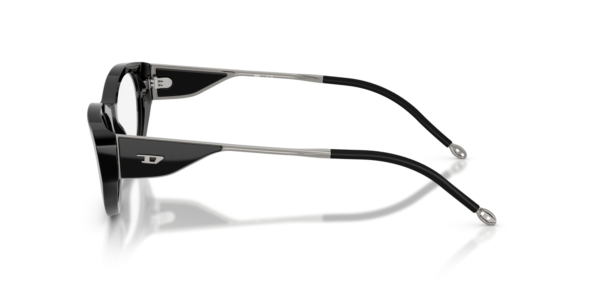 DIESEL DL4004 2001 Montature da vista Acetato Nero Cat Eye Normale - immagine 4