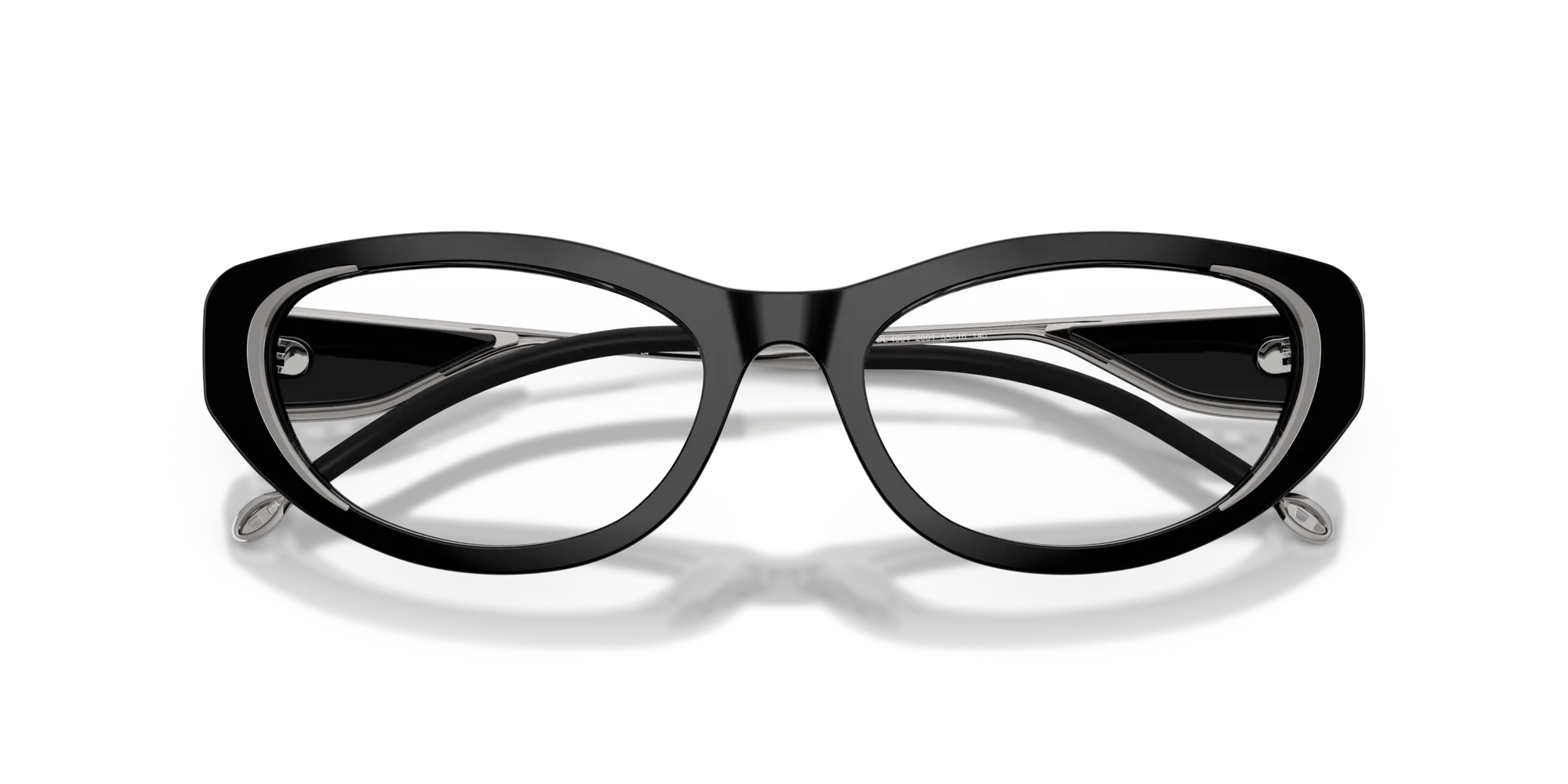 DIESEL DL4004 2001 Montature da vista Acetato Nero Cat Eye Normale - immagine 2
