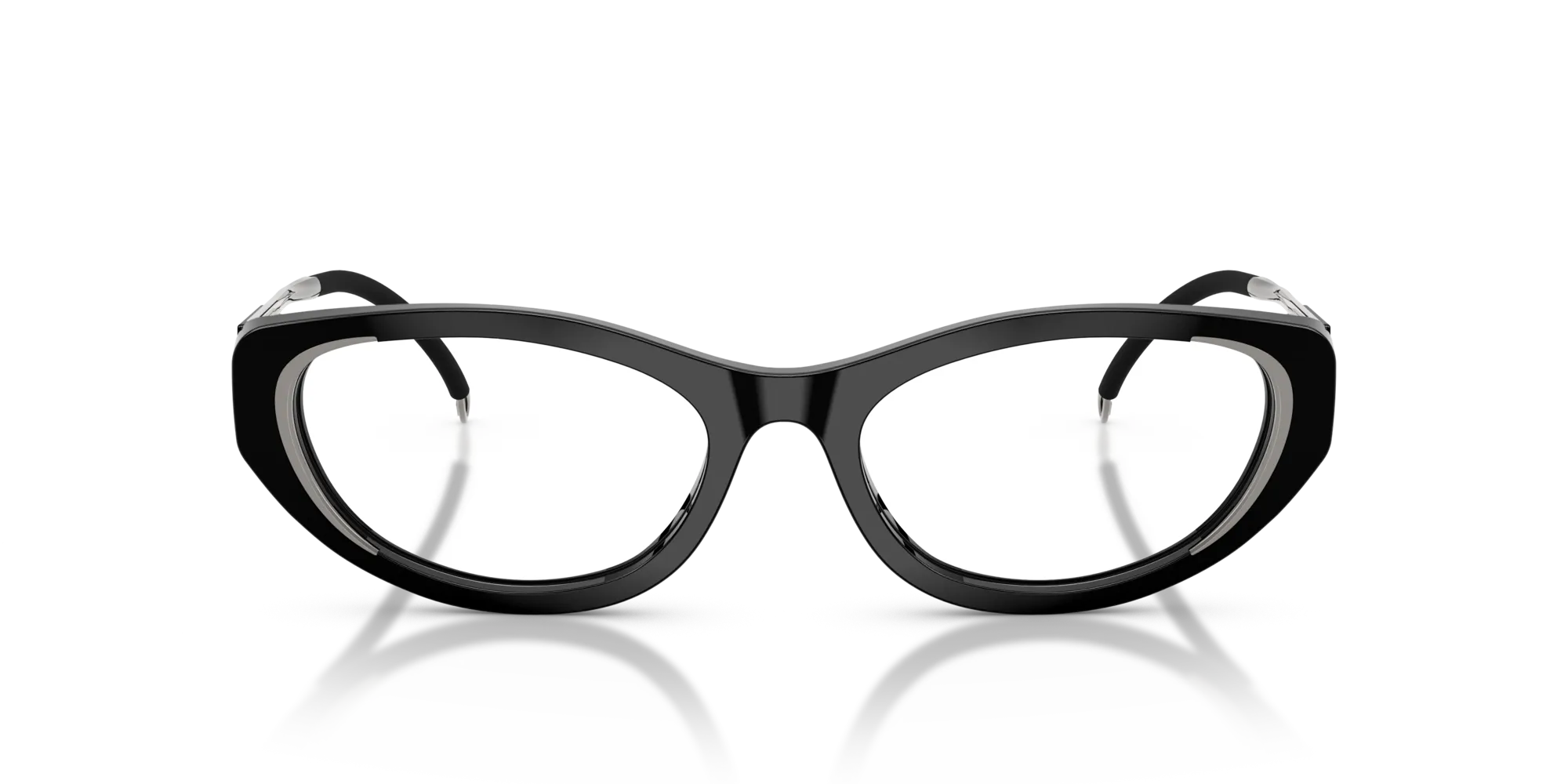 DIESEL DL4004F 2001 Montature da vista Acetato Nero Cat Eye Normale - immagine 3