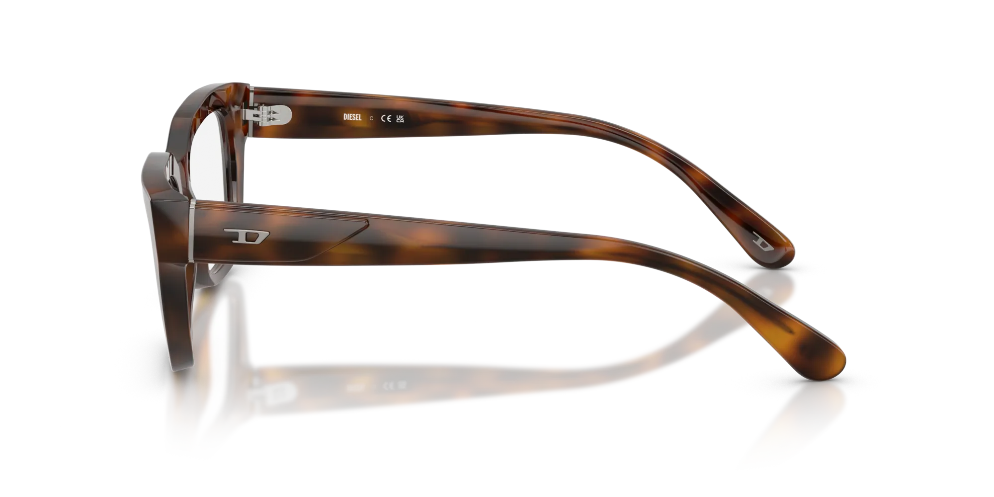DIESEL DL4003 2021 Montature da vista Acetato Tartaruga Squadrata Normale - immagine 4