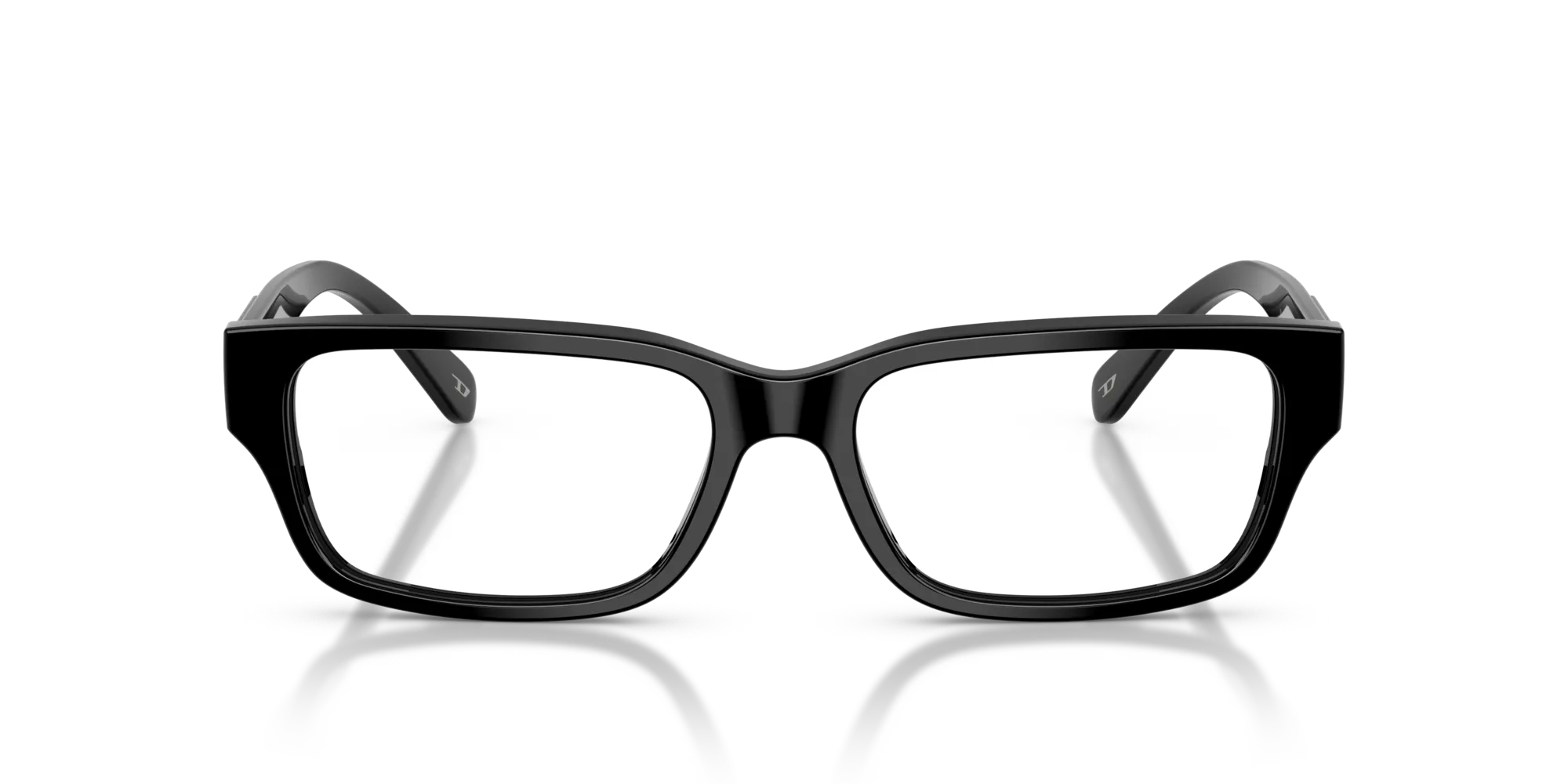 DIESEL DL4002 2001 Montature da vista Acetato Nero Squadrata Normale - immagine 3