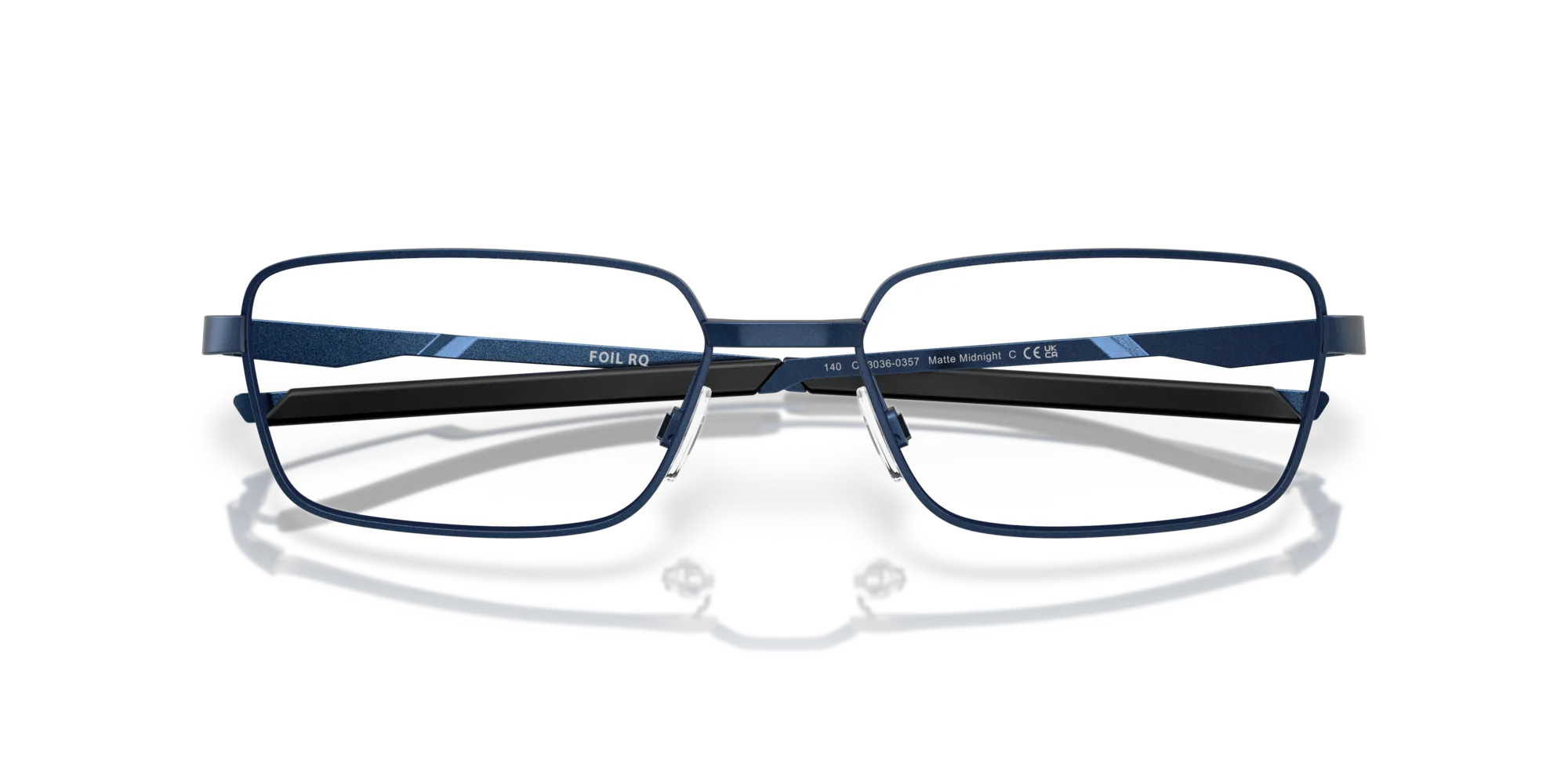 Oakley OX3036 FOIL RQ 303603 Montature da vista Metallo Blu Trasparente Squadrata Normale - immagine 2