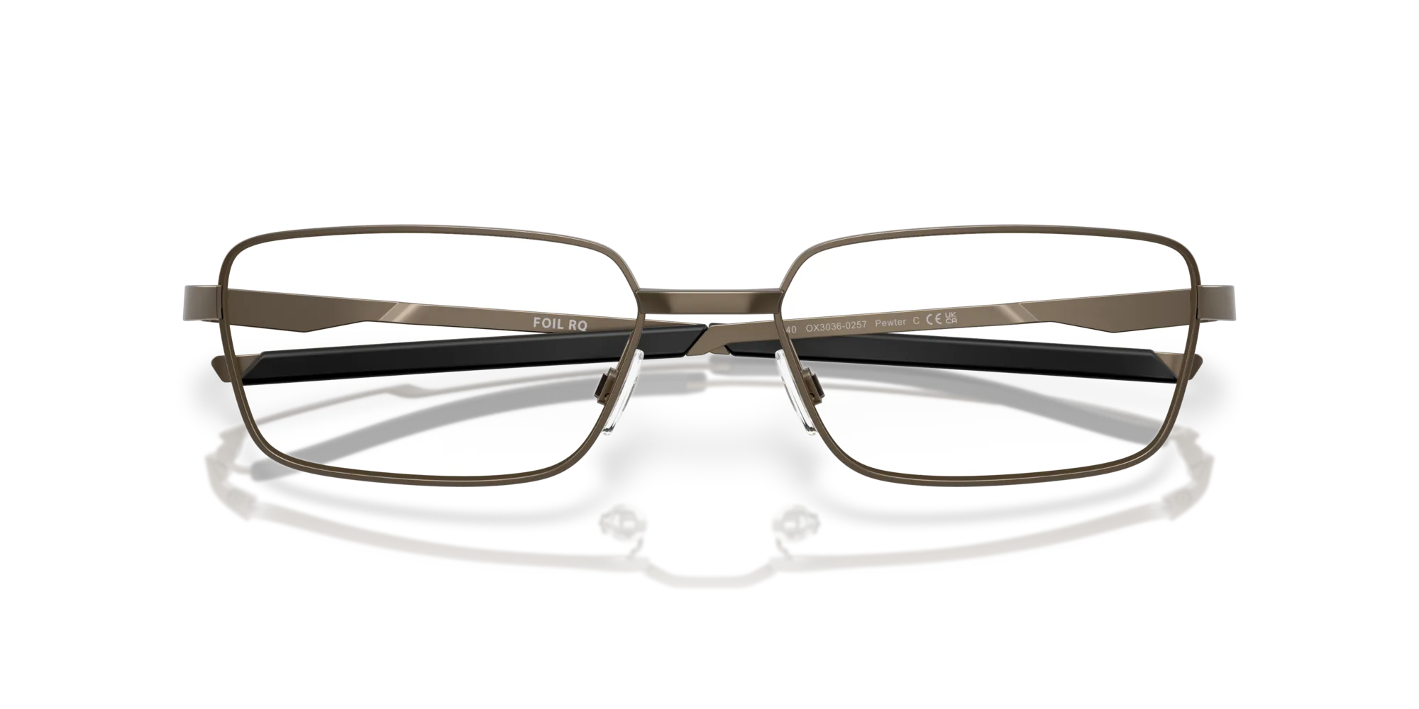 Oakley OX3036 FOIL RQ 303602 Montature da vista Metallo Grigio Trasparente Squadrata Normale - immagine 2