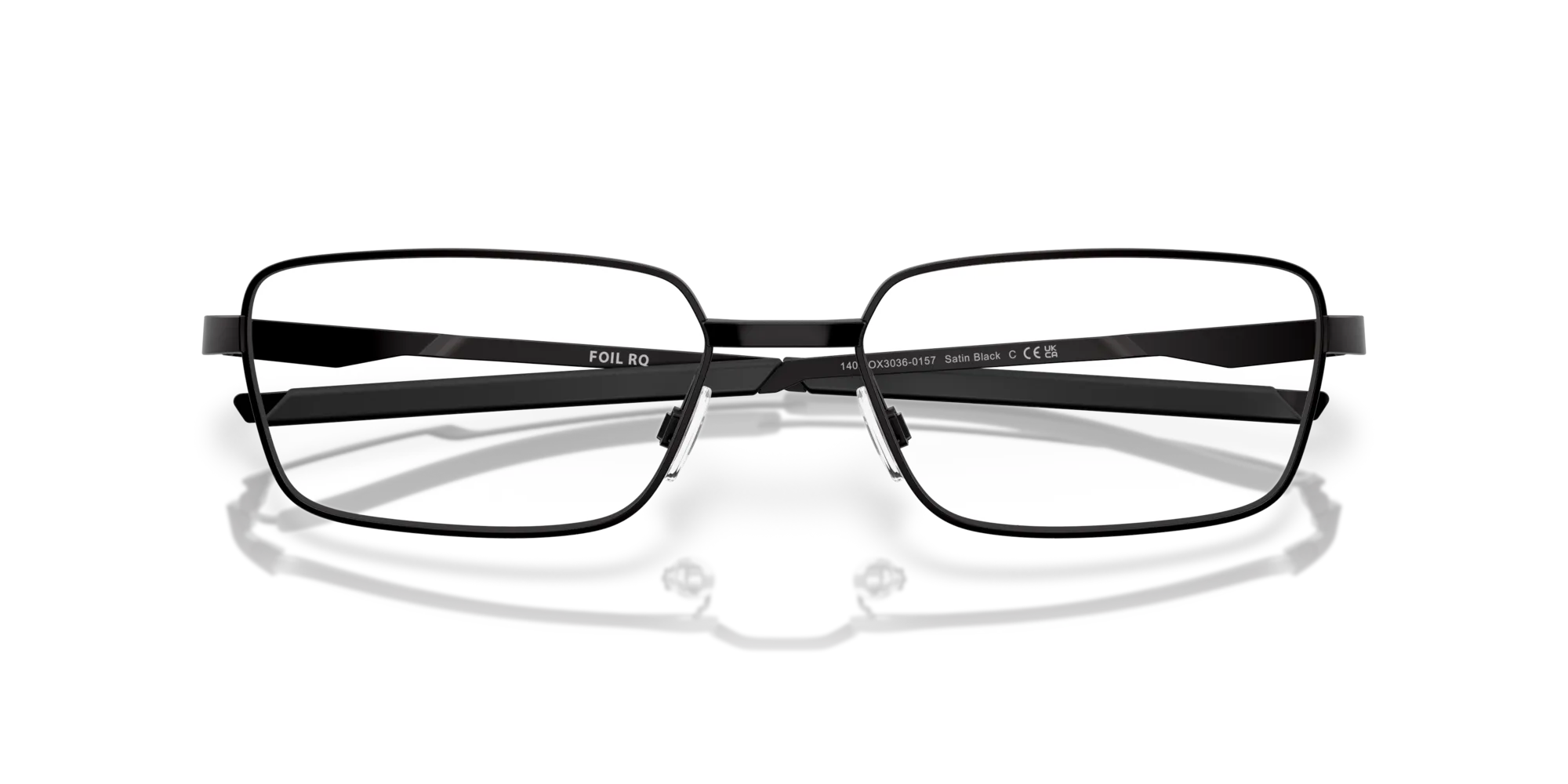 Oakley OX3036 FOIL RQ 303601 Montature da vista Metallo Nero Squadrata Normale - immagine 2