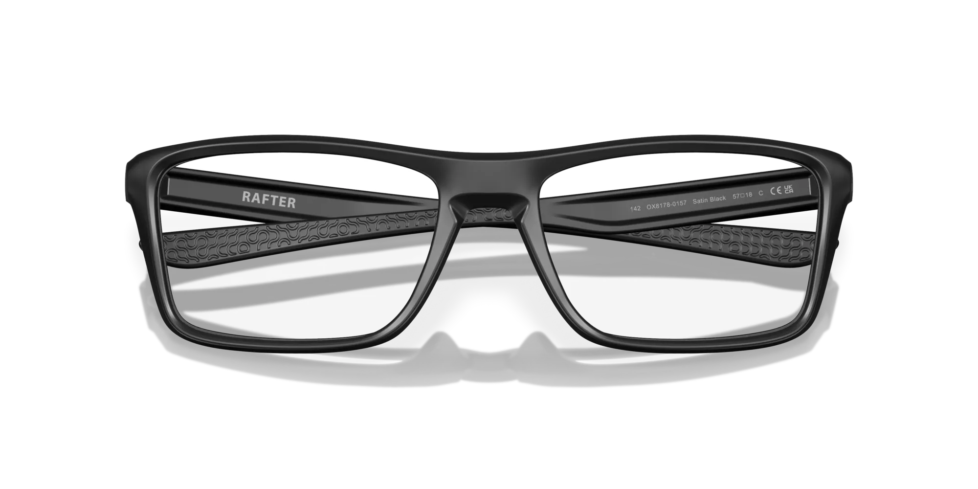 Oakley OX8178 RAFTER 817801 Montature da vista O_Matter Nero Trasparente Squadrata Normale - immagine 2