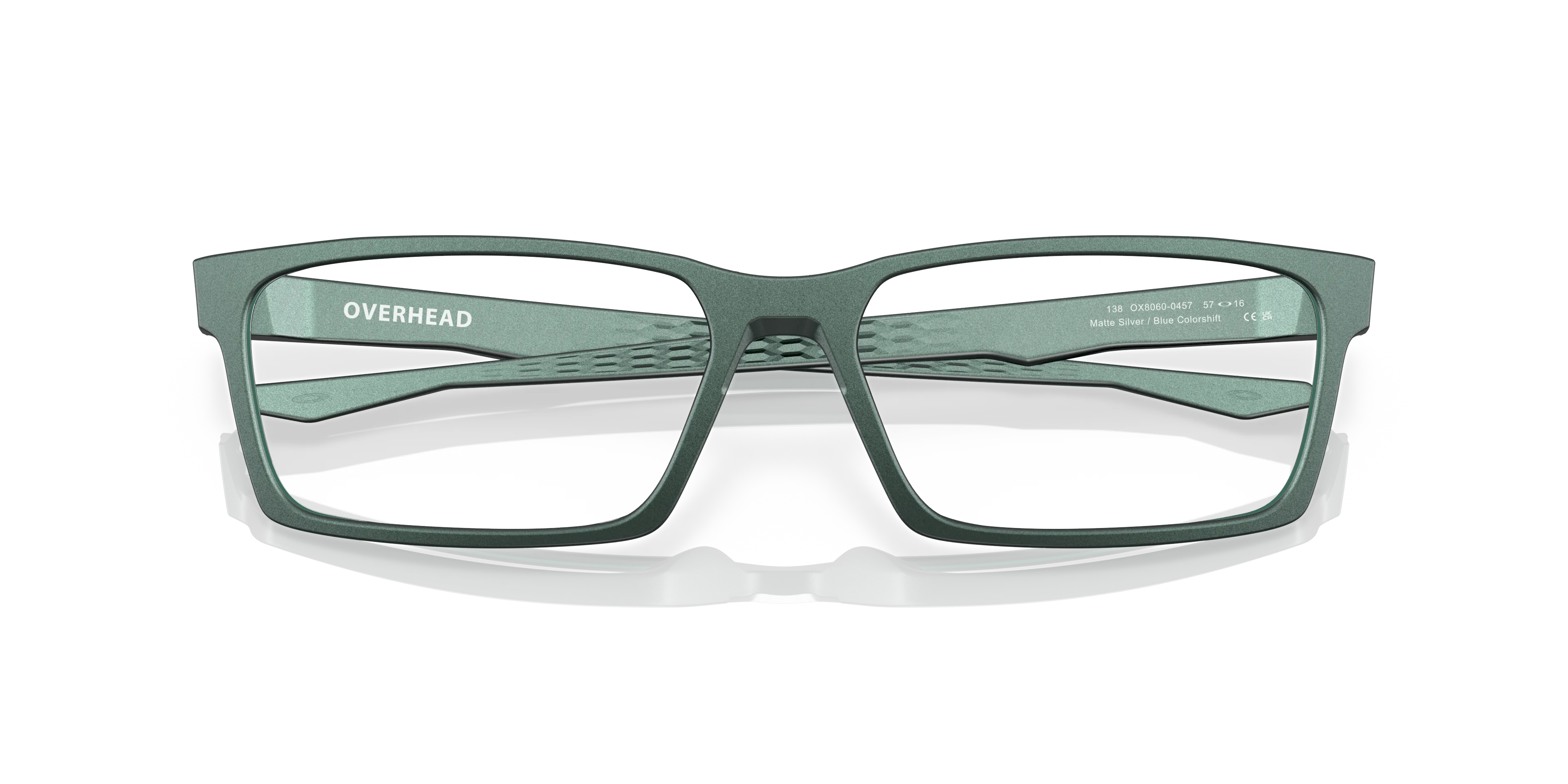 Oakley OX8060 OVERHEAD 806004 Montature da vista O_Matter Blu Trasparente Squadrata Normale - immagine 2