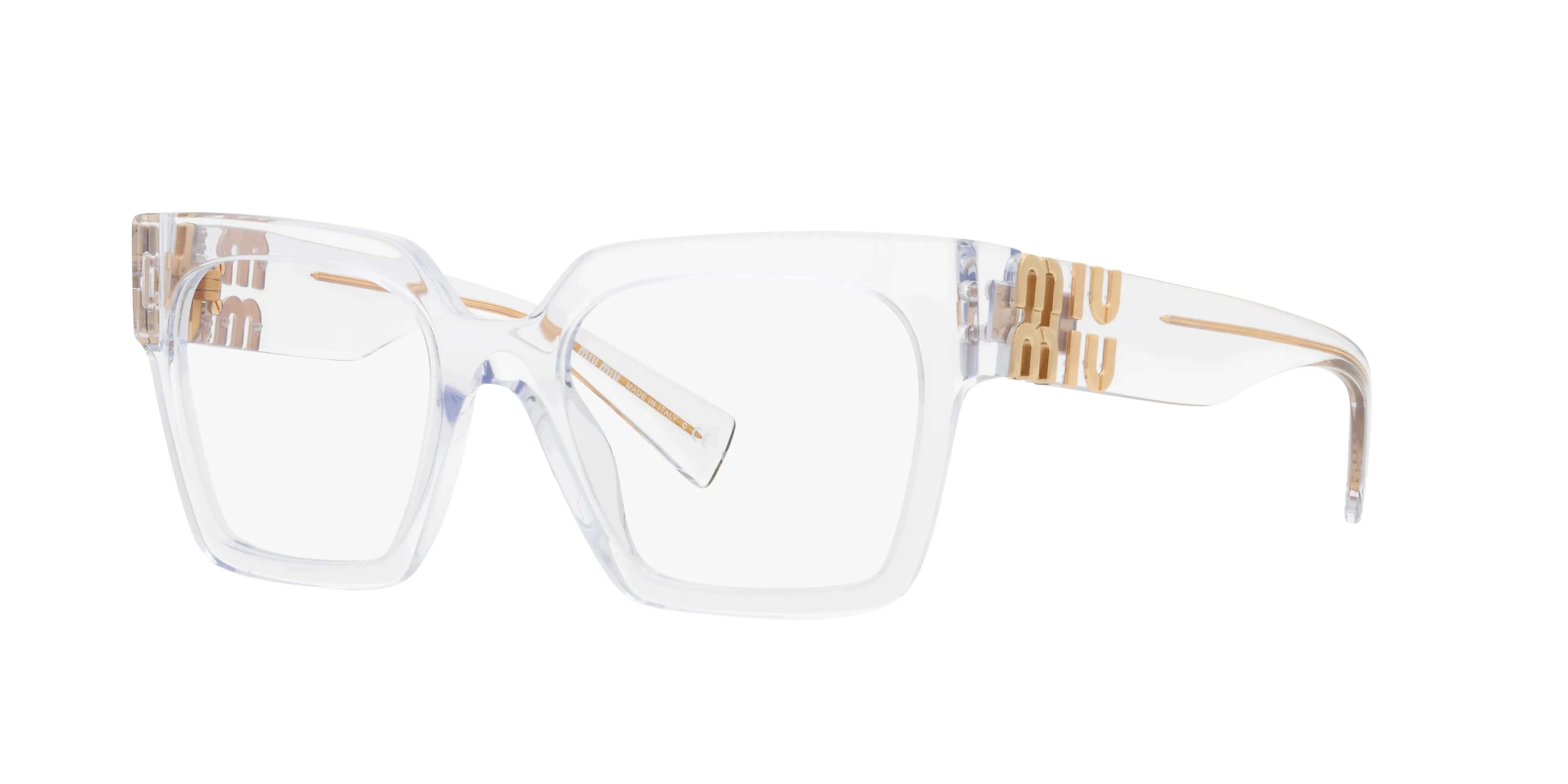 Miu Miu MU 04UV 2AZ1O1 Montature da vista Acetato Trasparente Squadrata Normale - immagine 1