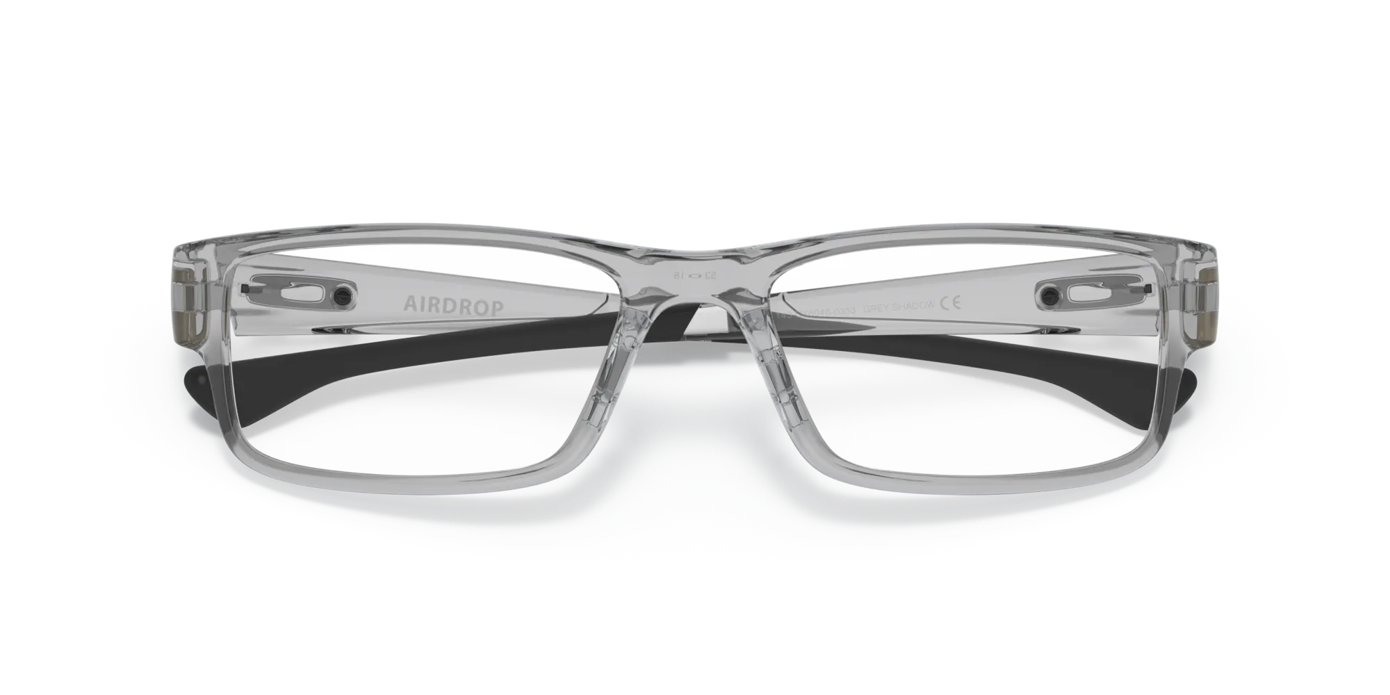 Oakley OX8046 AIRDROP 804603 Montature da vista Plastica Grigio Squadrata - immagine 2