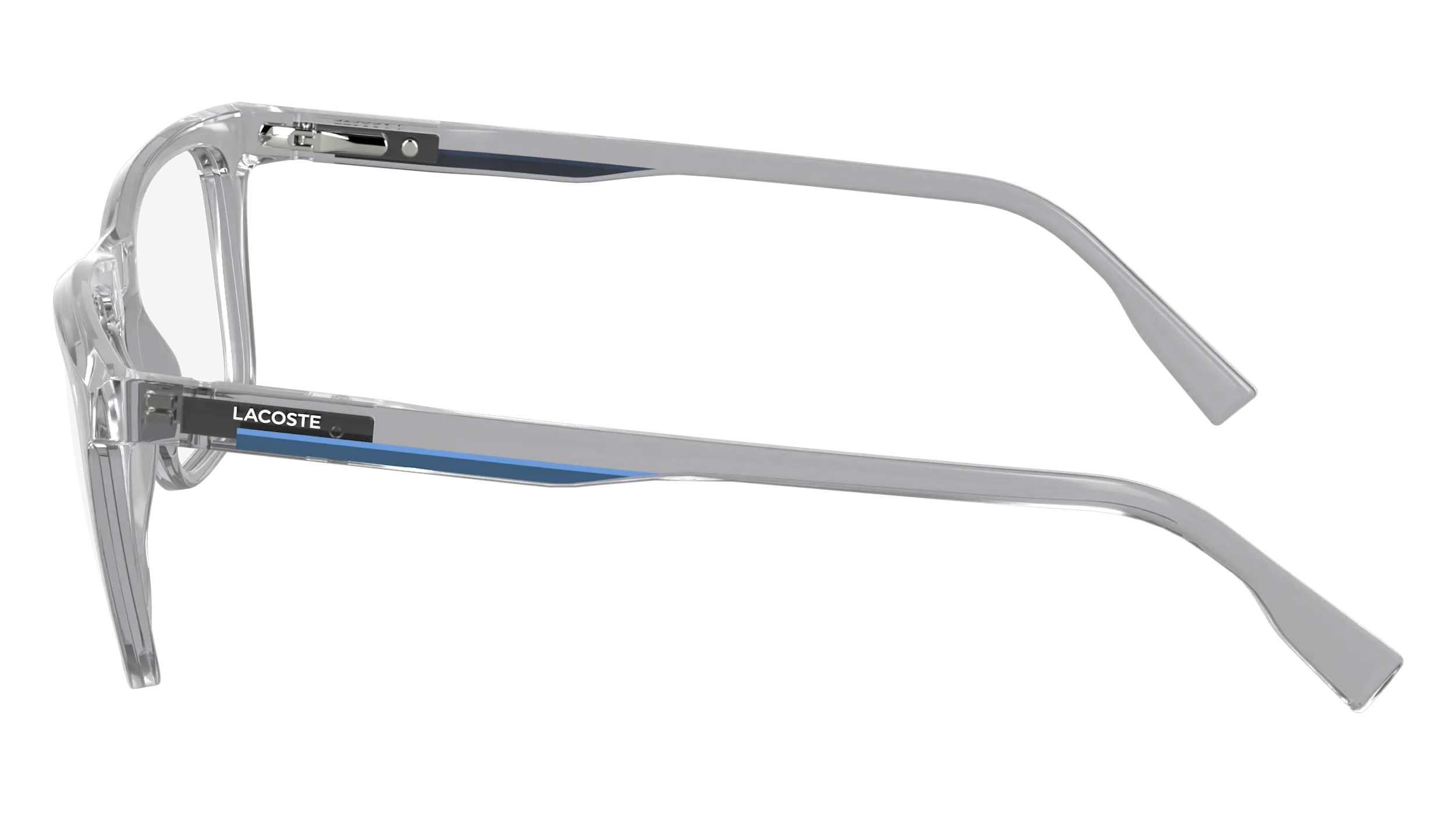 Lacoste L2960 N 035 Montature da vista Bio-iniettato Grigio Squadrata Normale - immagine 3
