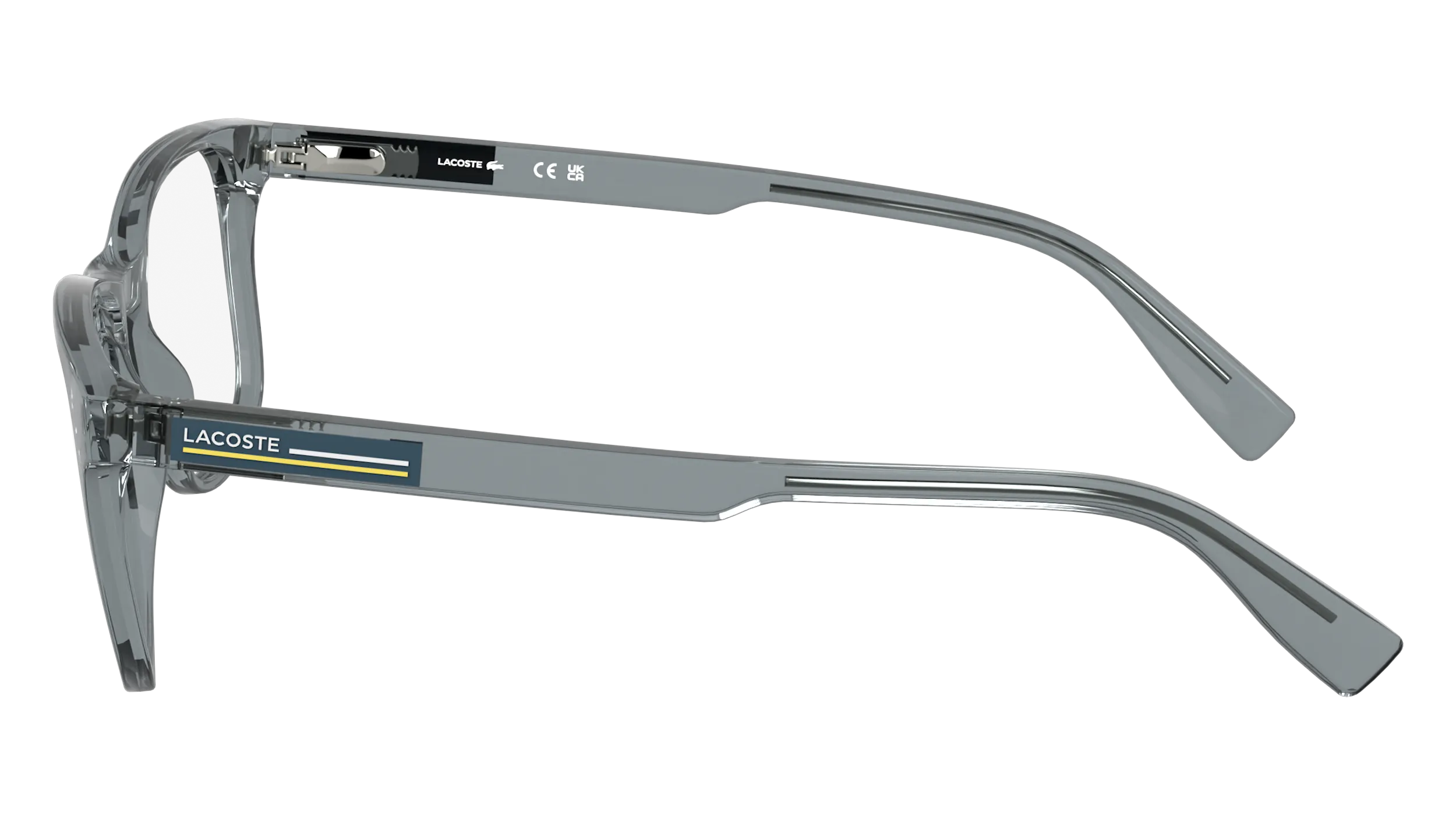 Lacoste L2979 N 035 Montature da vista Bio-iniettato Grigio Squadrata Normale - immagine 3