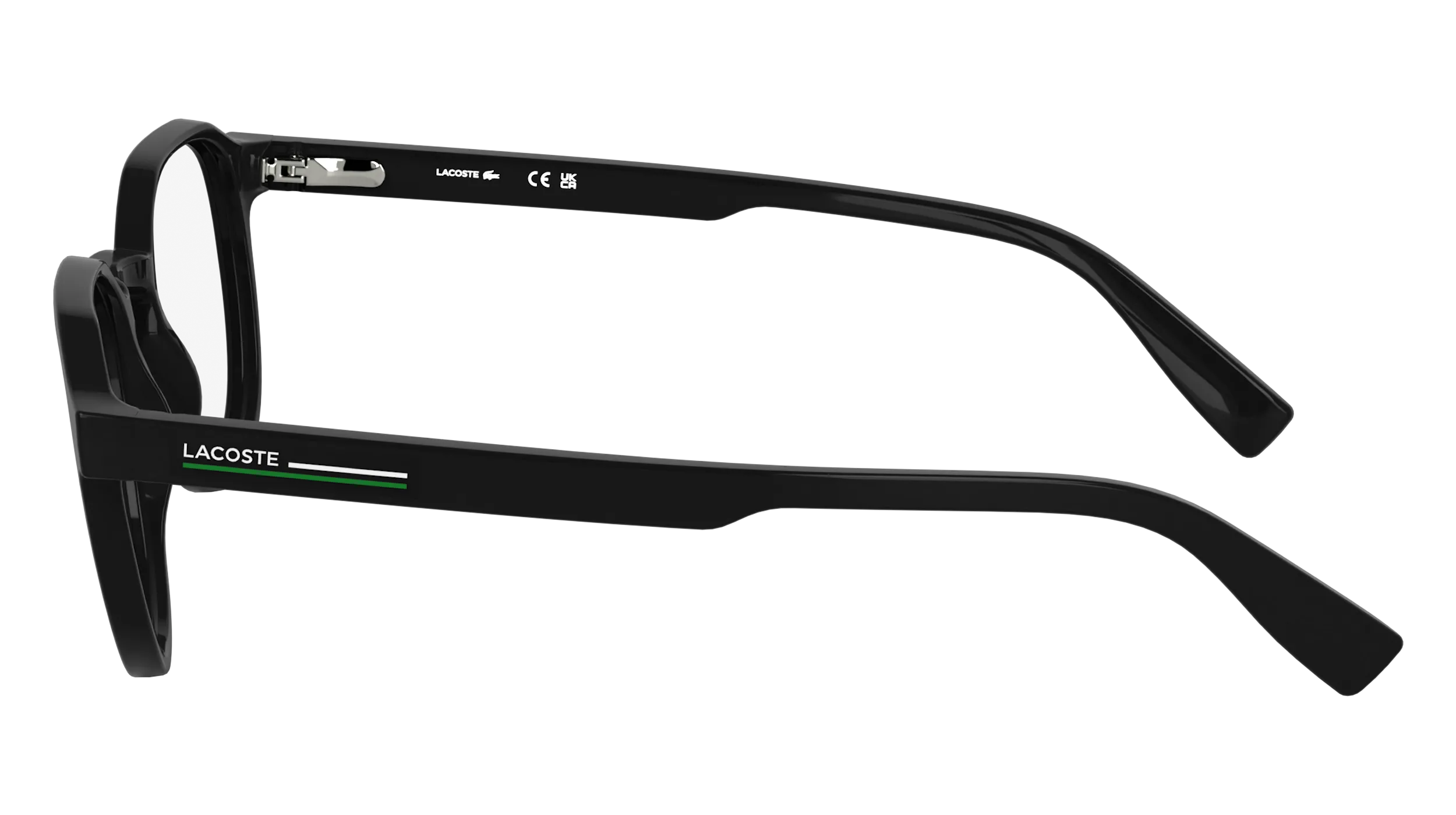 Lacoste L2980 N 001 Montature da vista Bio-iniettato Nero Squadrata Normale - immagine 3