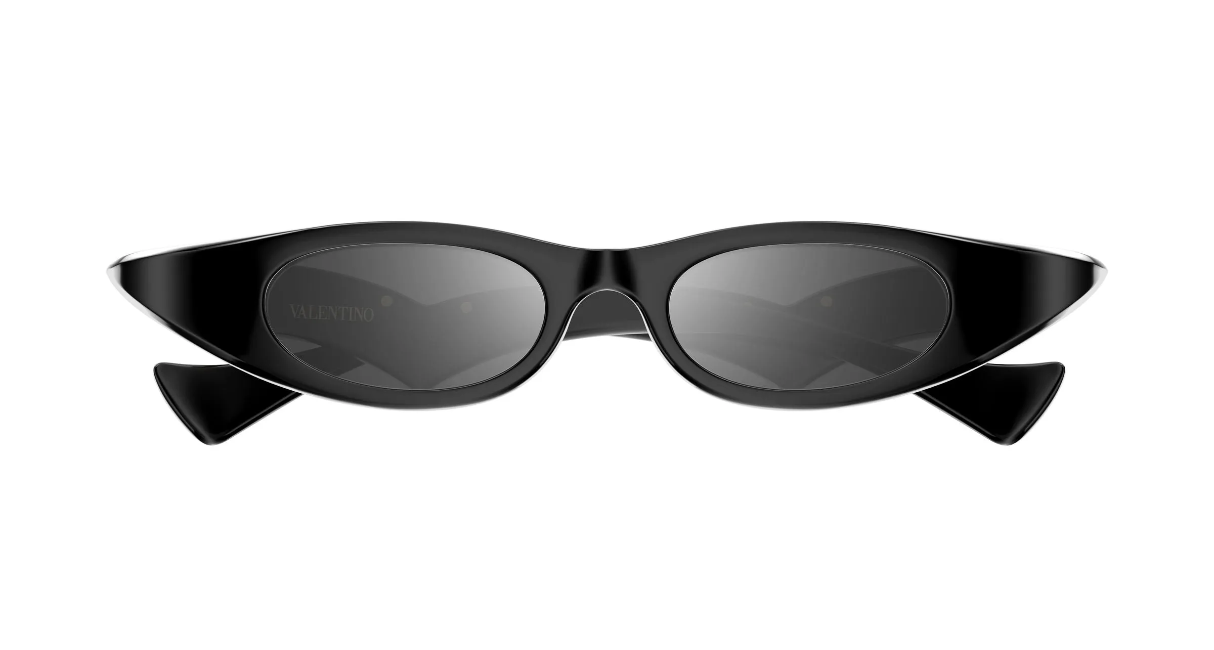 Valentino VG0045S 005 Occhiali da sole Bio-iniettato Nero Argento Geometrica - immagine 2