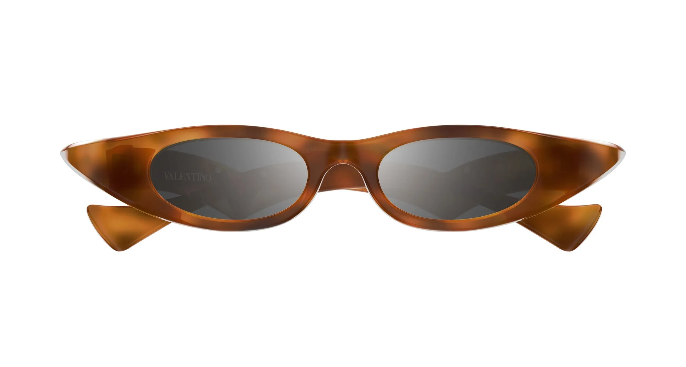 Valentino VG0045S 003 Occhiali da sole Bio-iniettato Havana Argento Geometrica - immagine 2