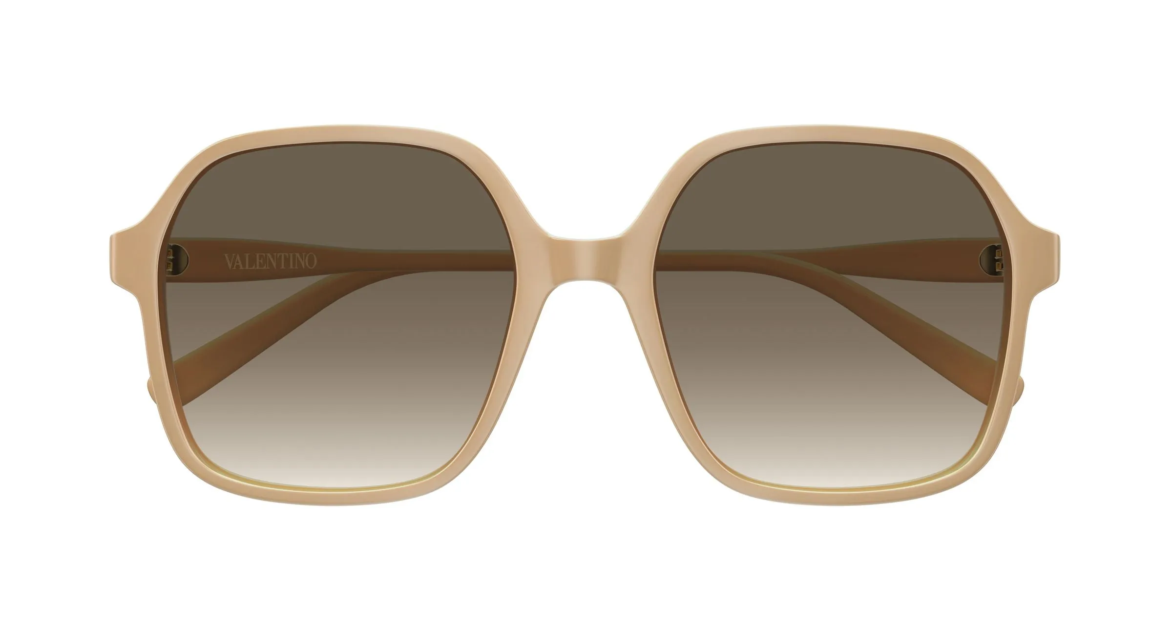 Valentino VG0018SA 003 Occhiali da sole Acetato Rosa Marrone Squadrata - immagine 2