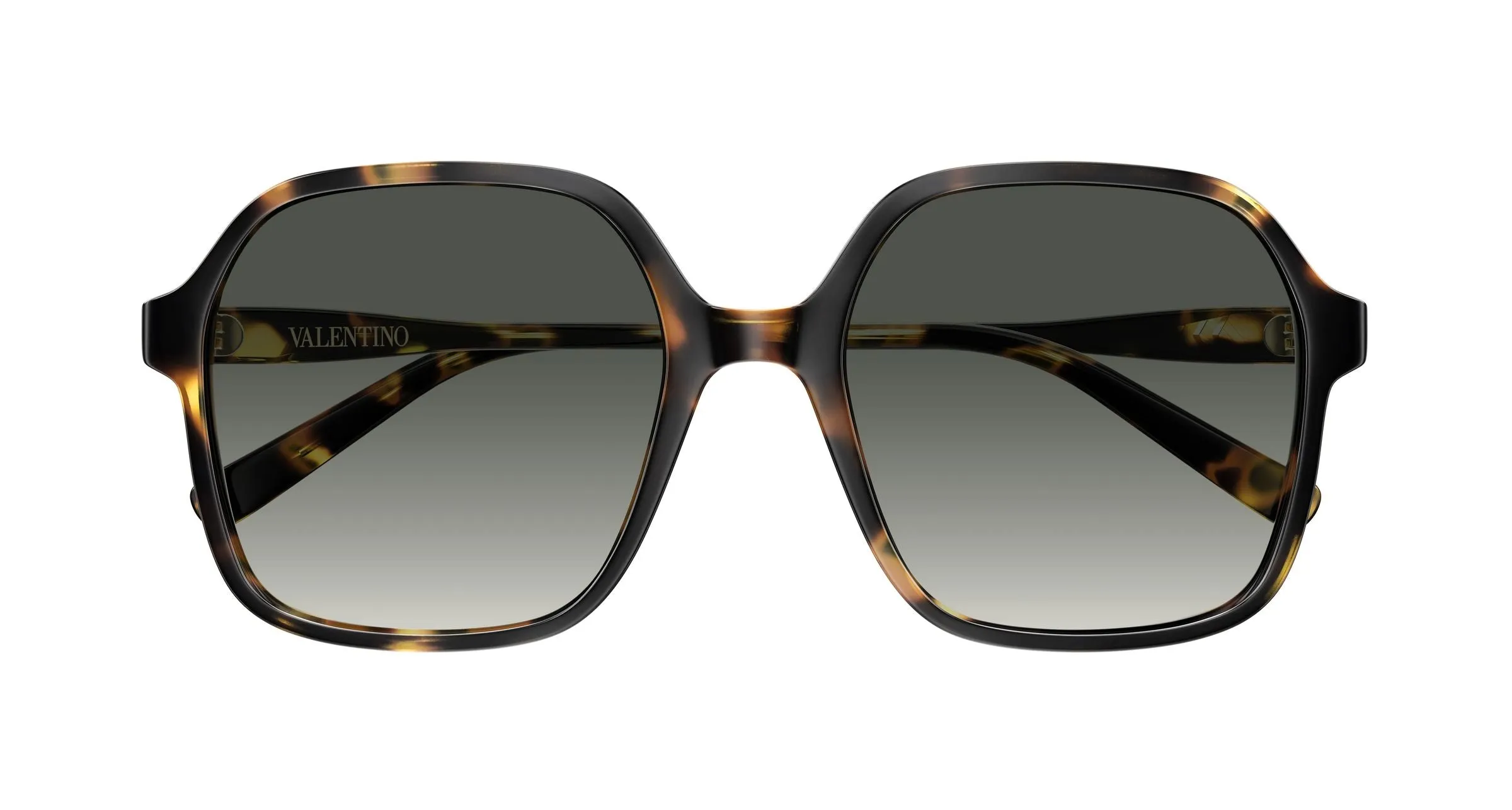 Valentino VG0018SA 002 Occhiali da sole Acetato Havana Grigio Squadrata - immagine 2