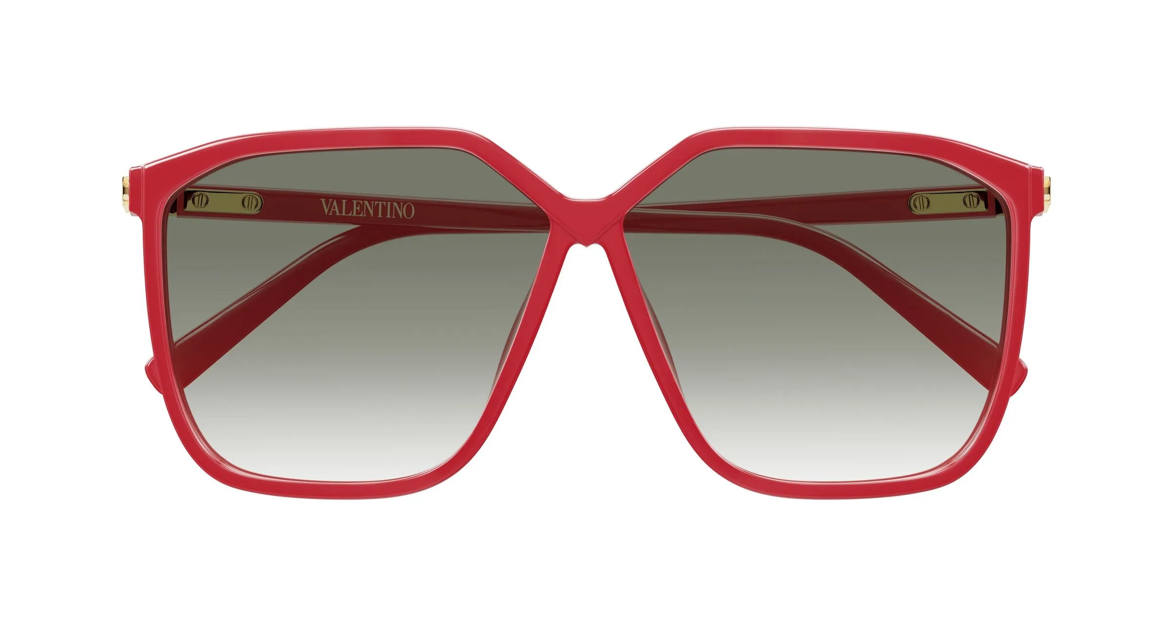 Valentino VG0025S 003 Occhiali da sole Bio-iniettato Rosso Grigio Geometrica - immagine 2