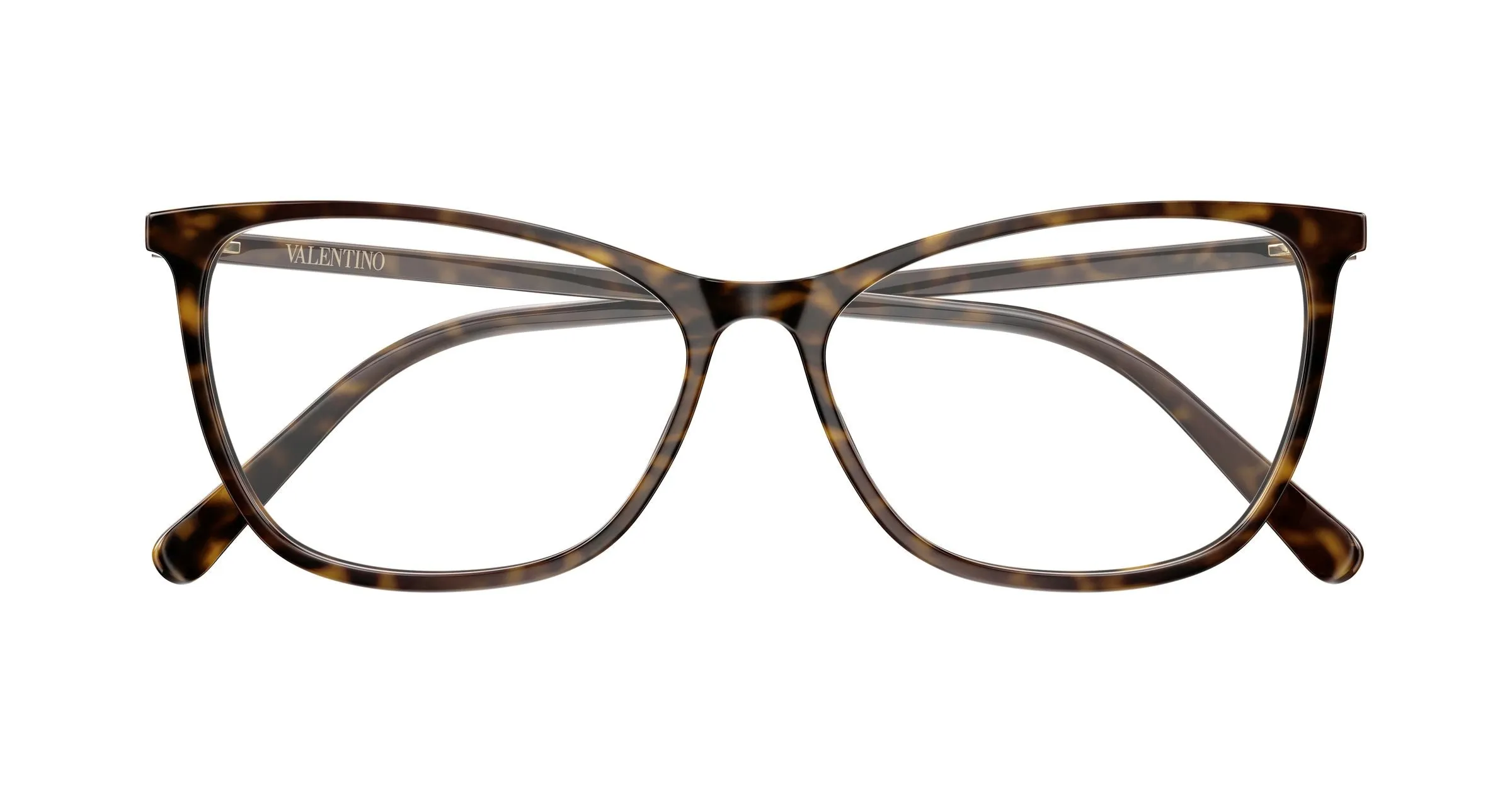 Valentino VG0024O 006 Montature da vista Acetato Havana Trasparente Cat Eye - immagine 2