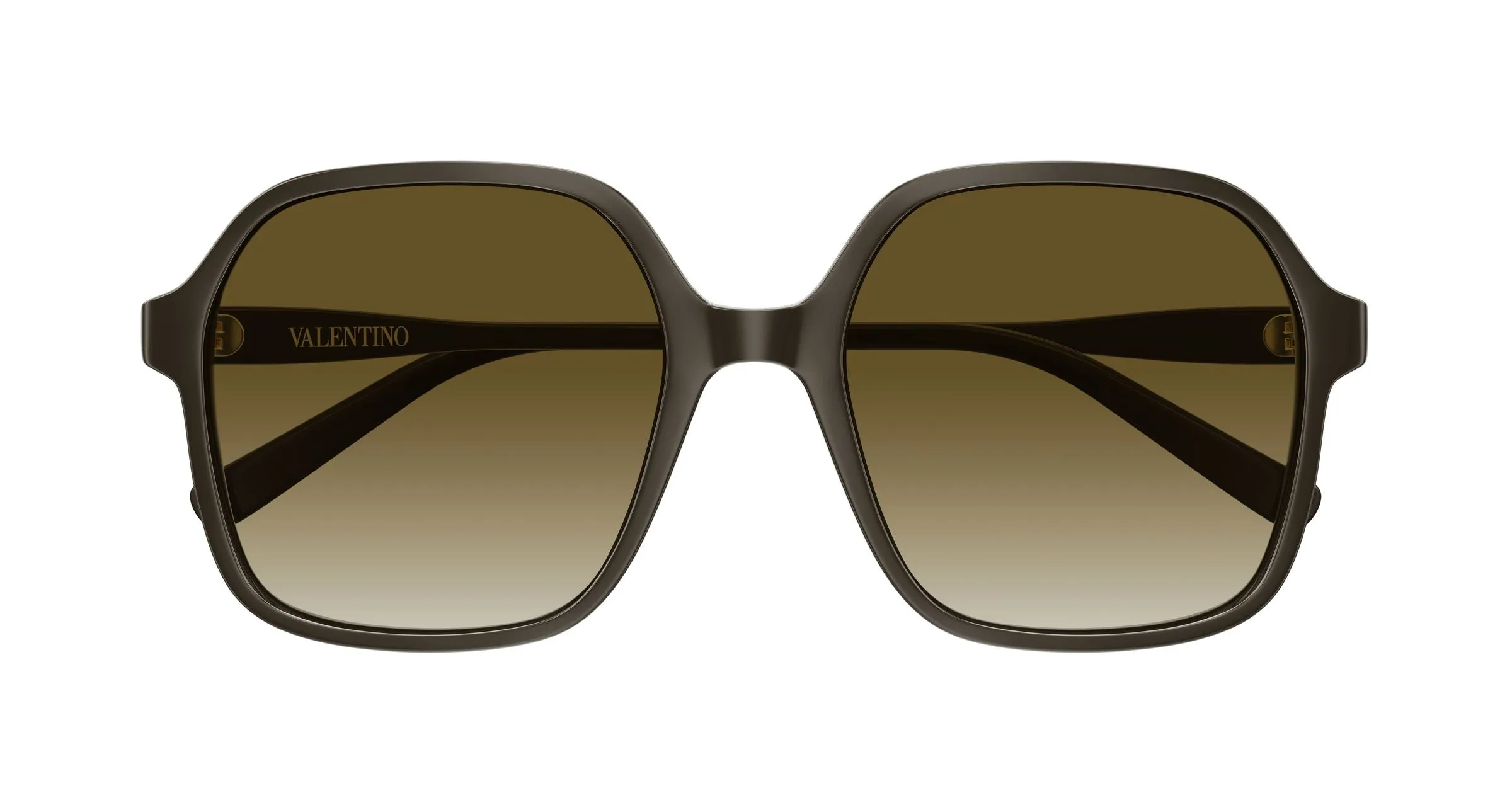 Valentino VG0018S 005 Occhiali da sole Acetato Marrone Marrone Squadrata - immagine 2