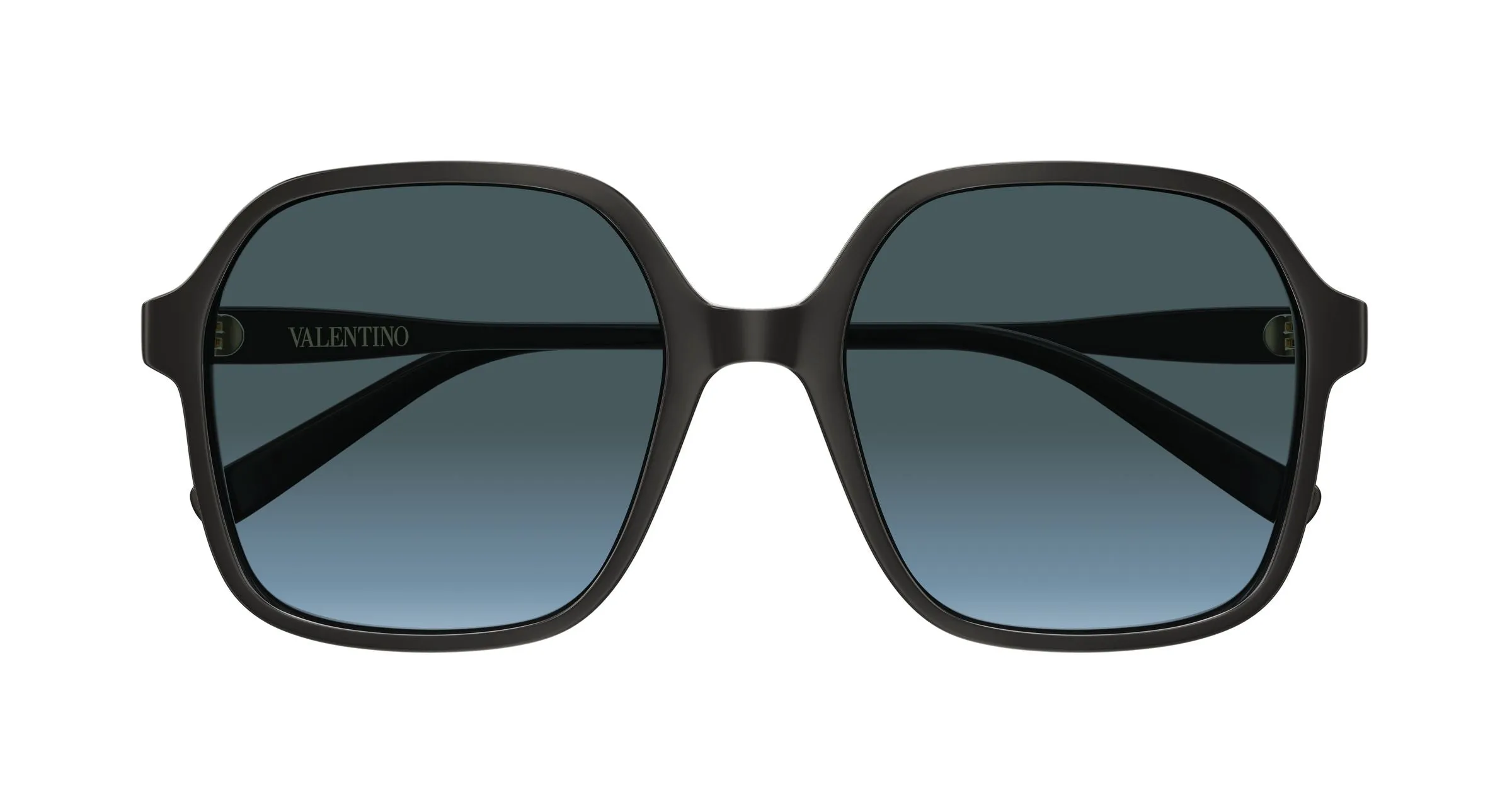 Valentino VG0018S 004 Occhiali da sole Acetato Grigio Blu Squadrata - immagine 2