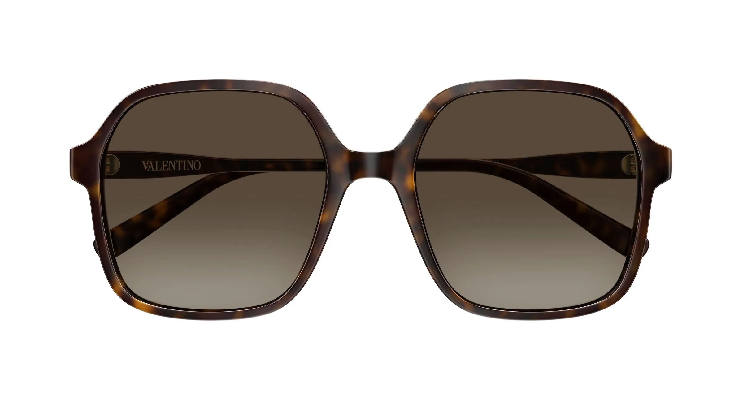 Valentino VG0018S 002 Occhiali da sole Acetato Havana Marrone Squadrata - immagine 2