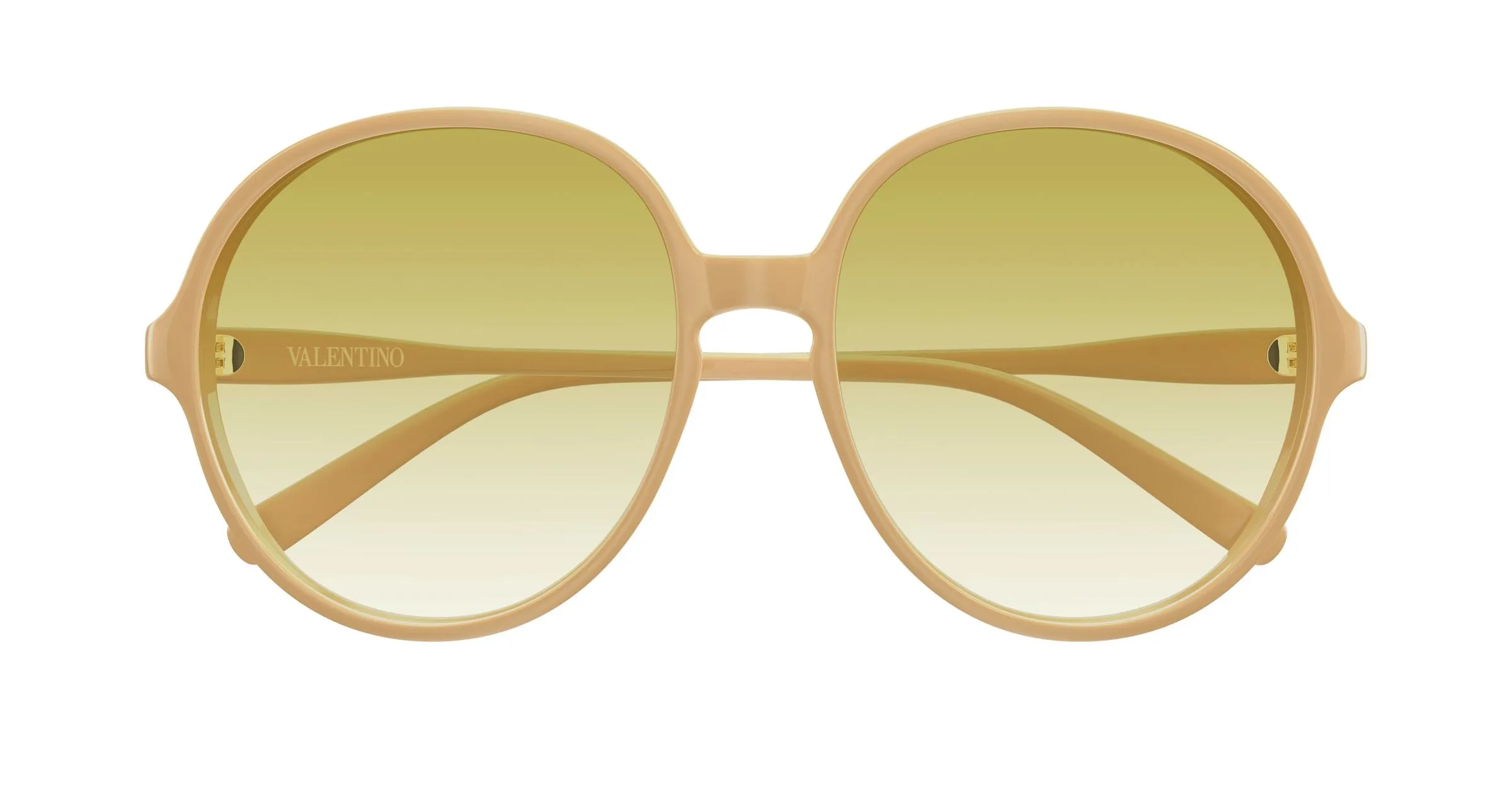 Valentino VG0017S 005 Occhiali da sole Acetato Rosa Giallo Rotonda Sfumato - immagine 2