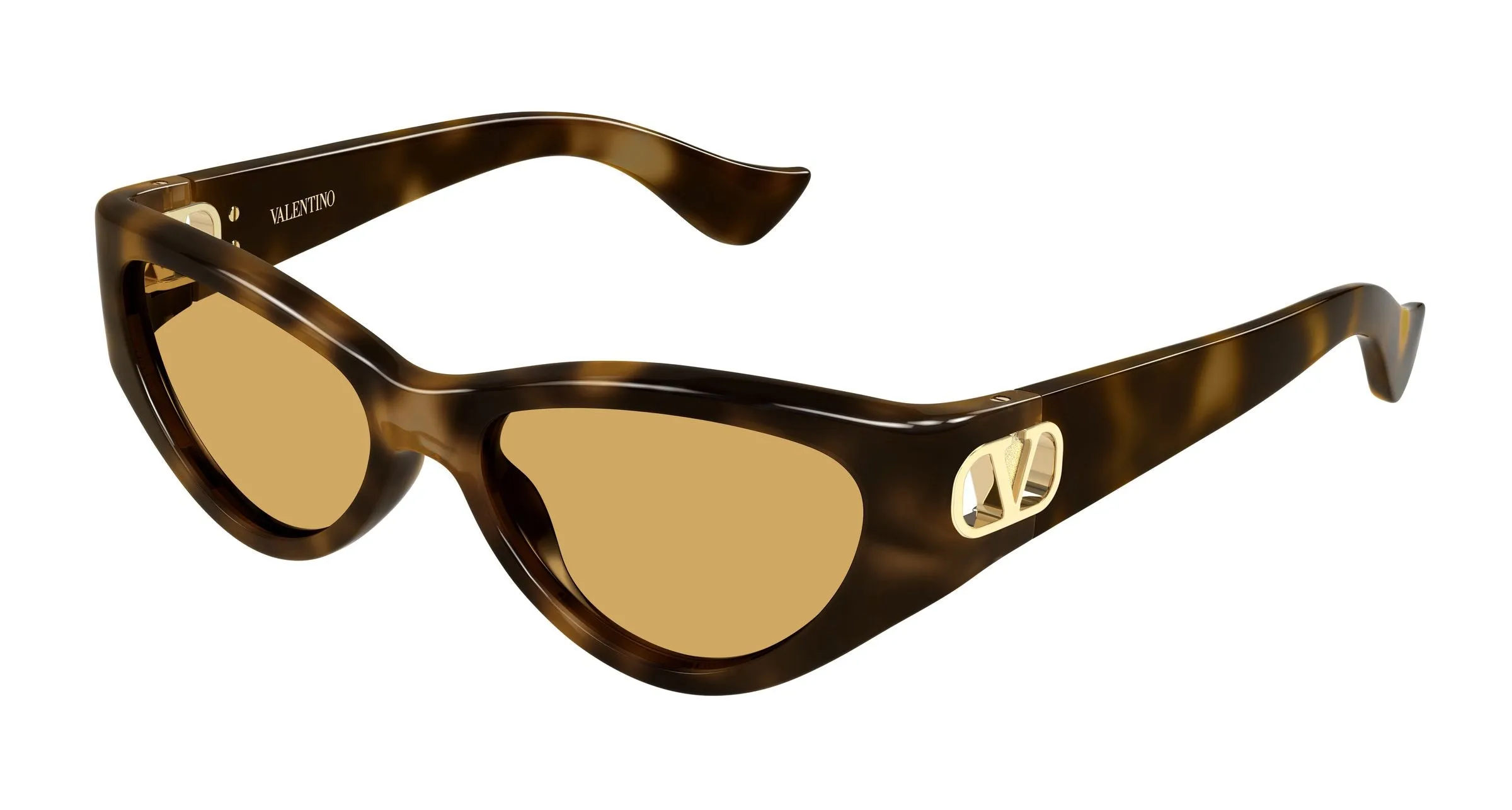 Valentino VG0014S 003 Occhiali da sole Bio-iniettato Havana Marrone Cat Eye - immagine 1