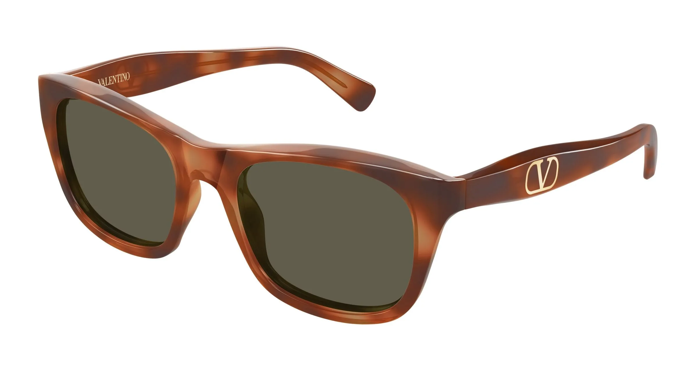 Valentino VG0013SK 002 Occhiali da sole Acetato Havana Marrone Squadrata - immagine 1