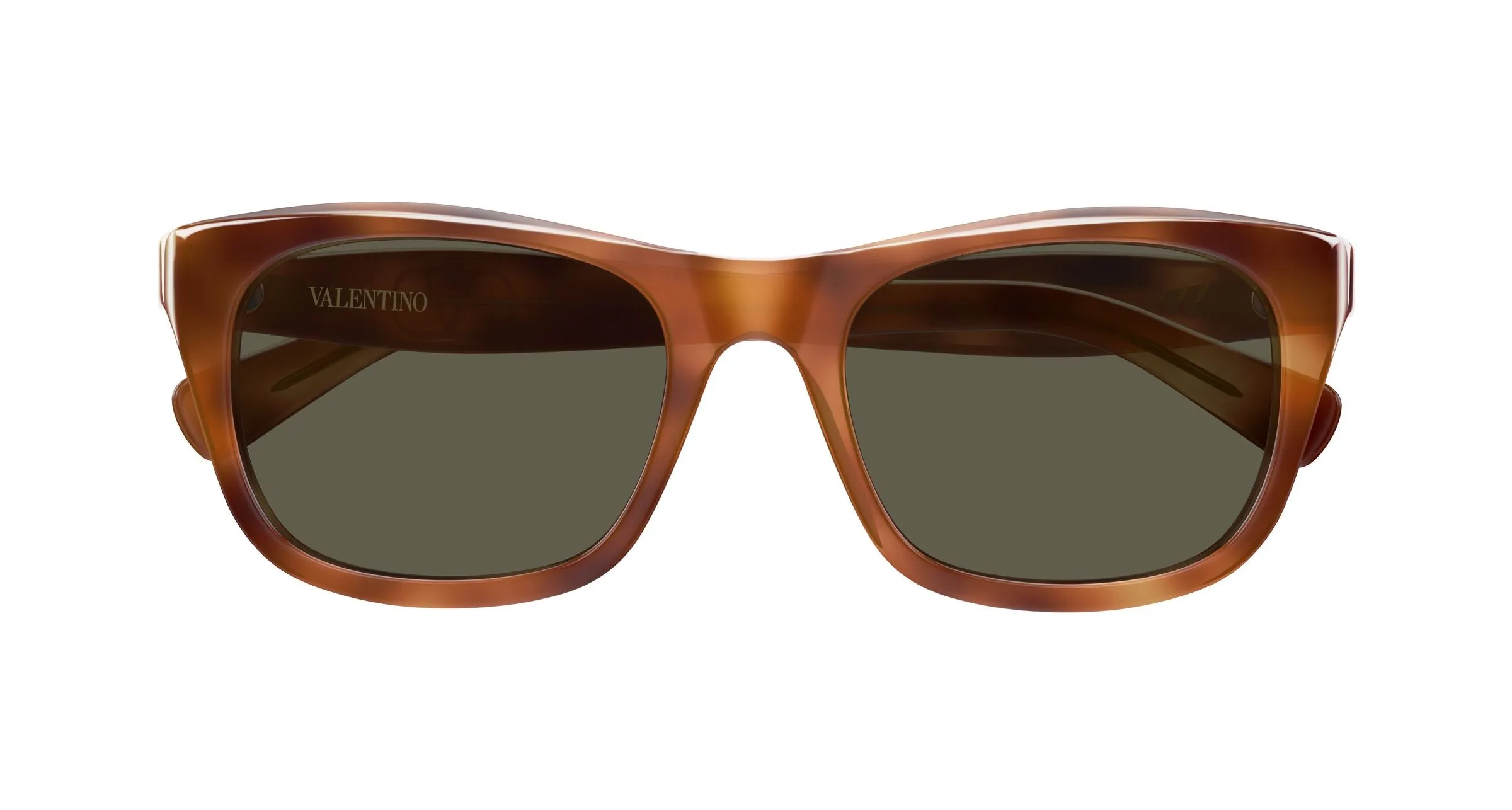 Valentino VG0013SK 002 Occhiali da sole Acetato Havana Marrone Squadrata - immagine 2