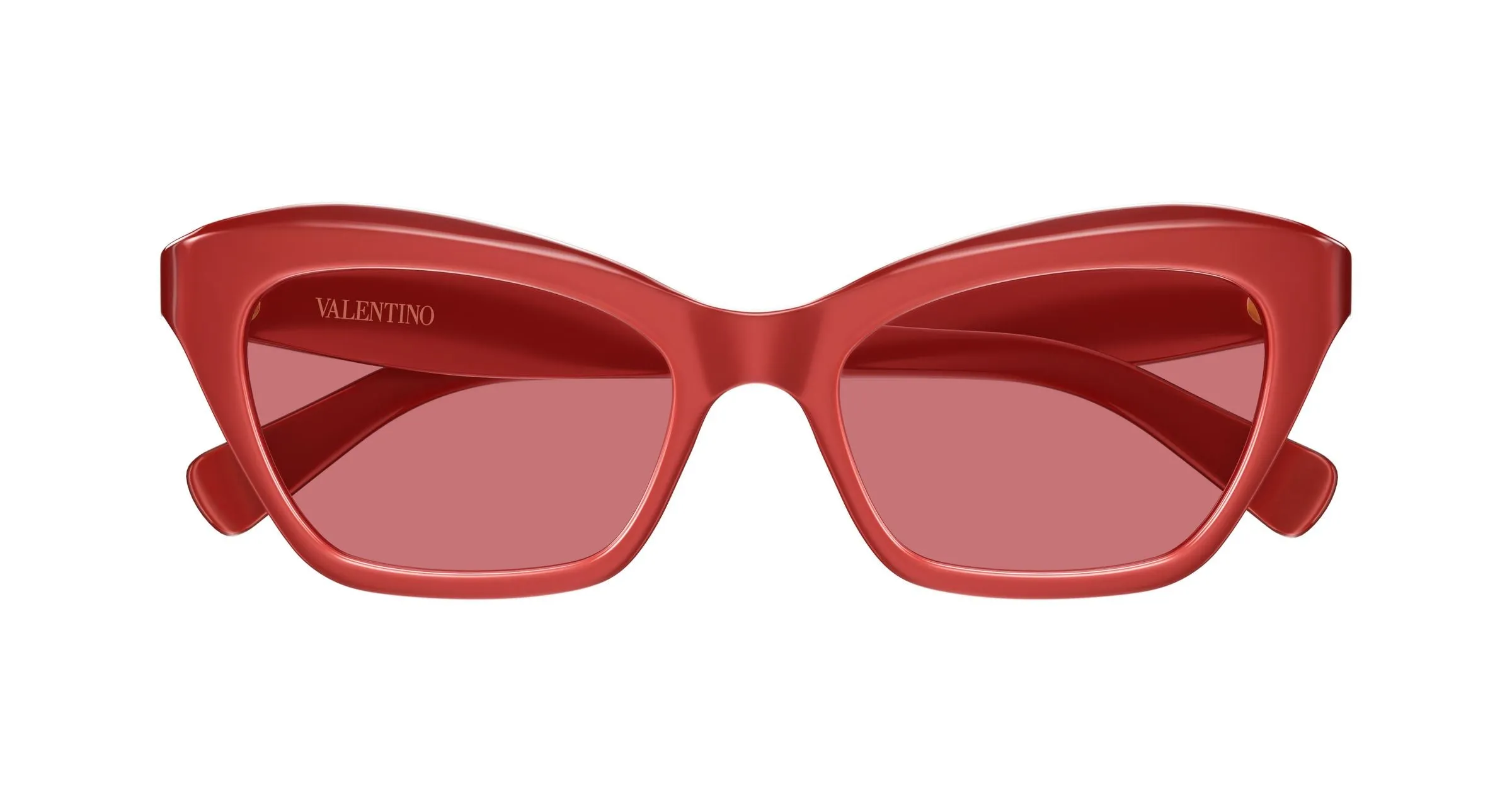 Valentino VG0009S 004 Occhiali da sole Acetato Rosso Rosso Cat Eye - immagine 2
