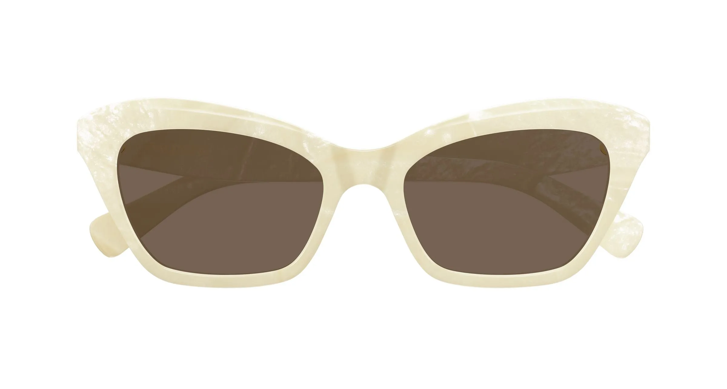 Valentino VG0009S 003 Occhiali da sole Acetato Avorio Marrone Cat Eye - immagine 2
