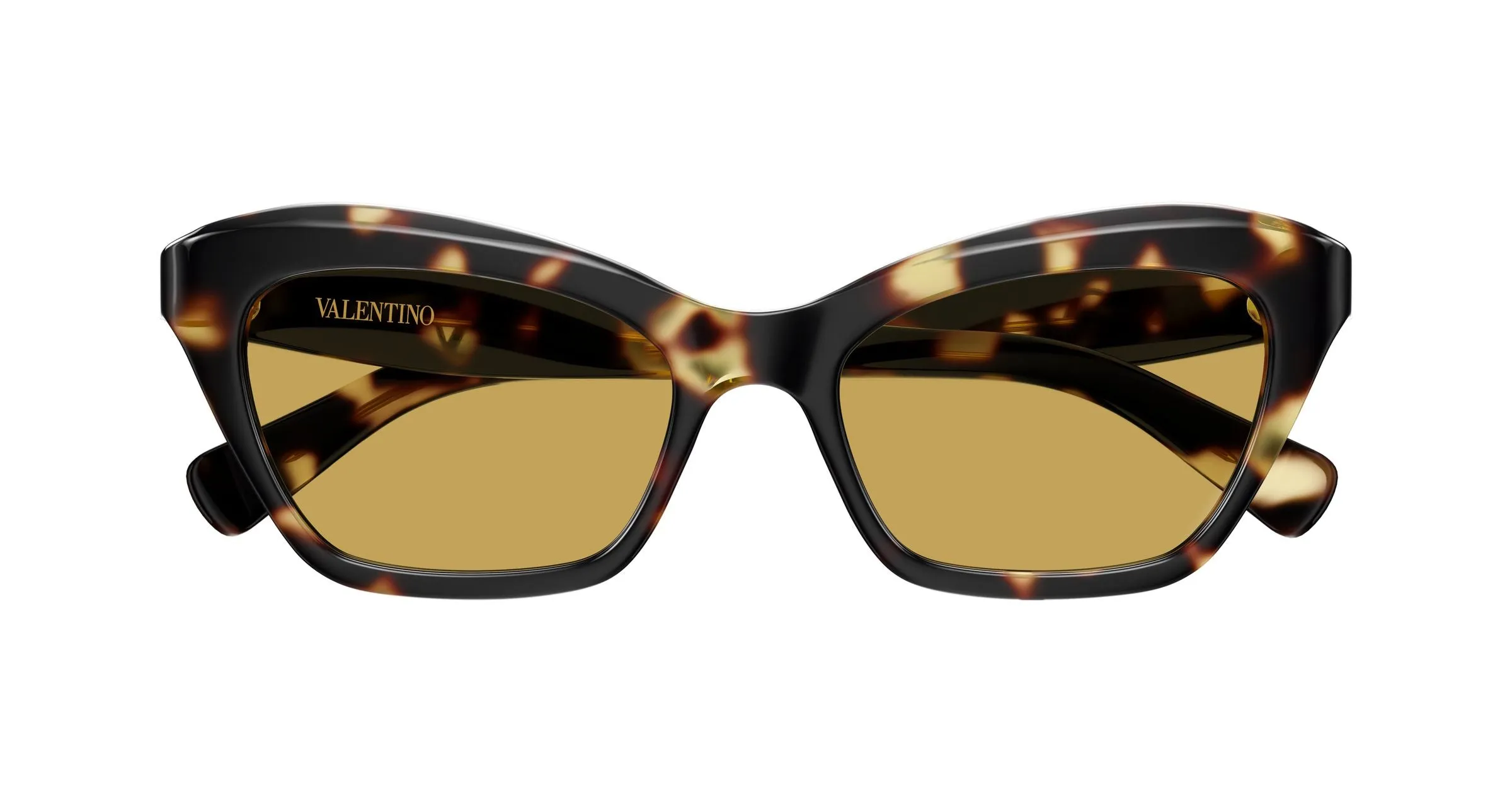 Valentino VG0009S 002 Occhiali da sole Acetato Havana Marrone Cat Eye - immagine 2